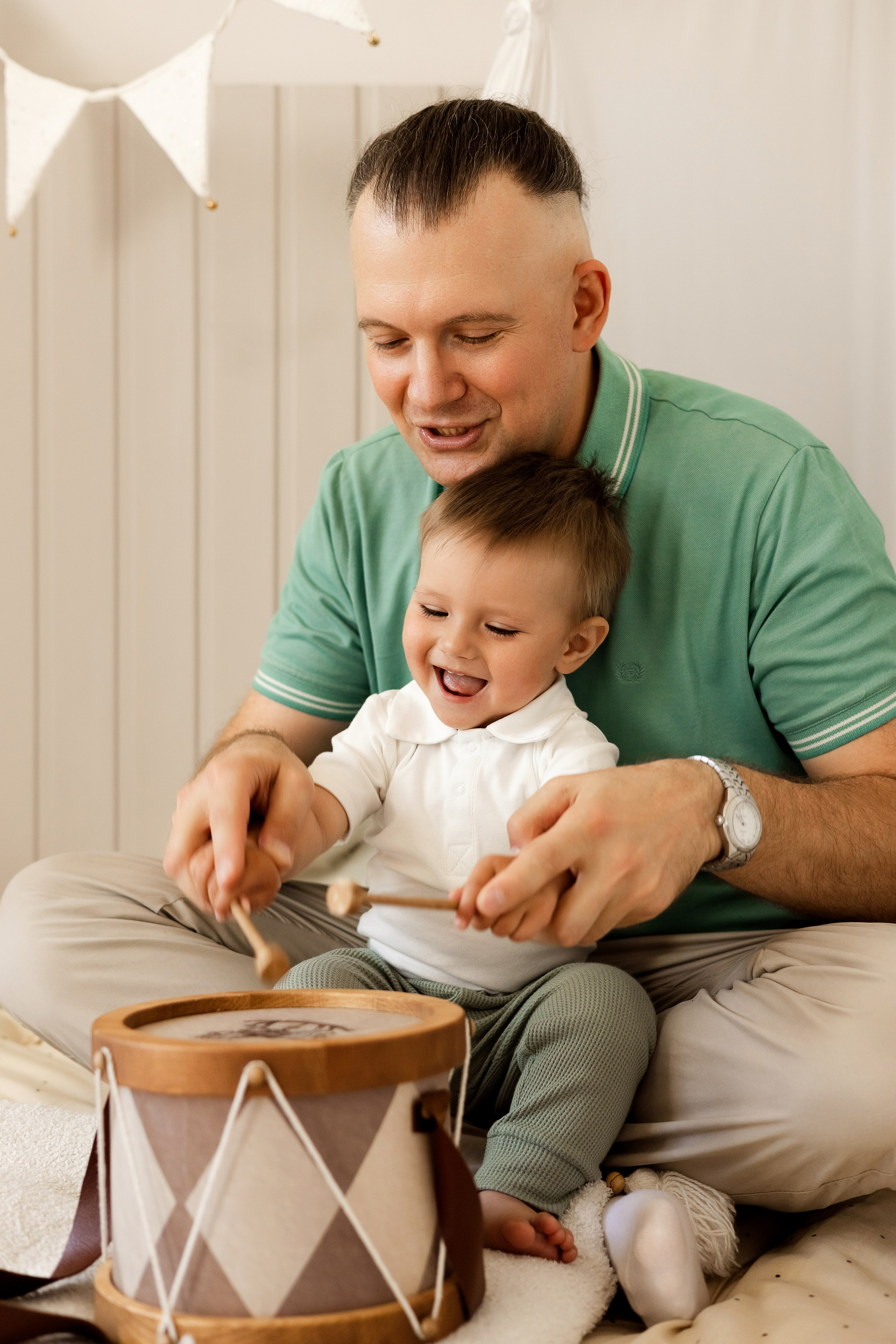 Съемка годовасия в студии Молоко. Семейный фотограф в Екатеринбурге Маргарита Курносова
