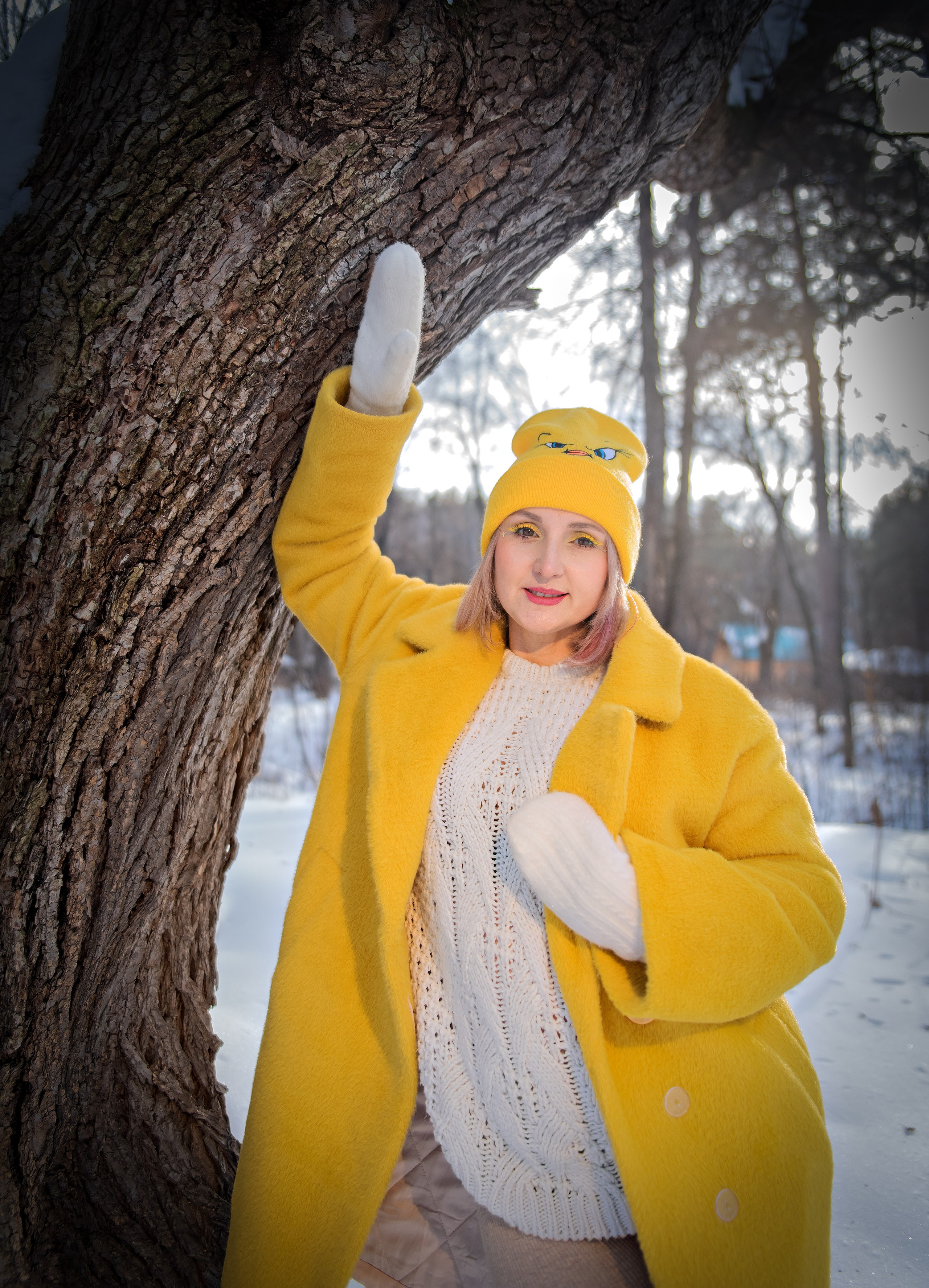 Индивидуальна и портретная фотосессия для Евгении, прогулка в зимнем лесу санатория Дальняя Дача. Семейный и портретный фотограф Кыштым Челябинск Марина Шигапова