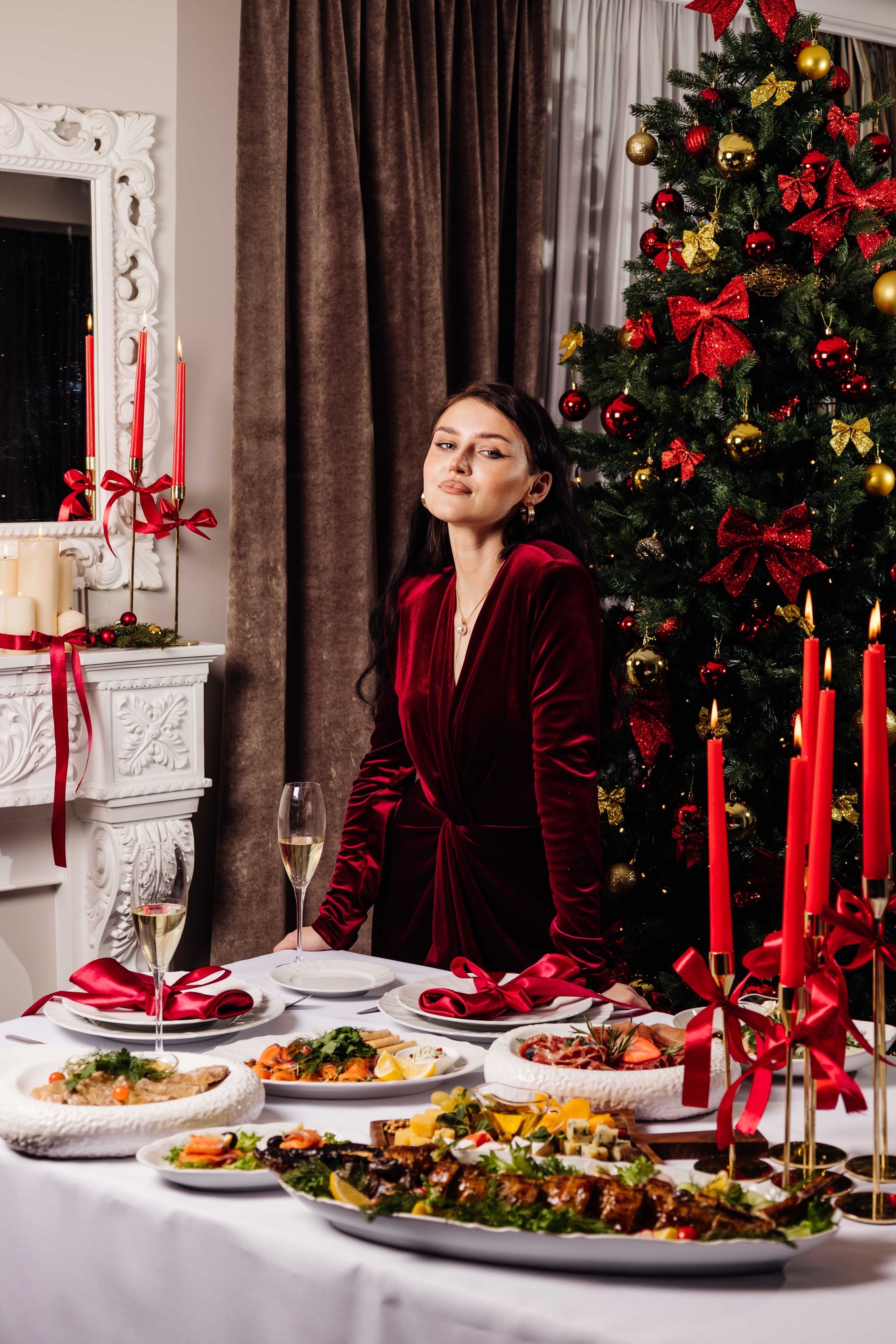 Новогодний ужин от ЦВО. Фотограф в Тюмени Башмакова Анна