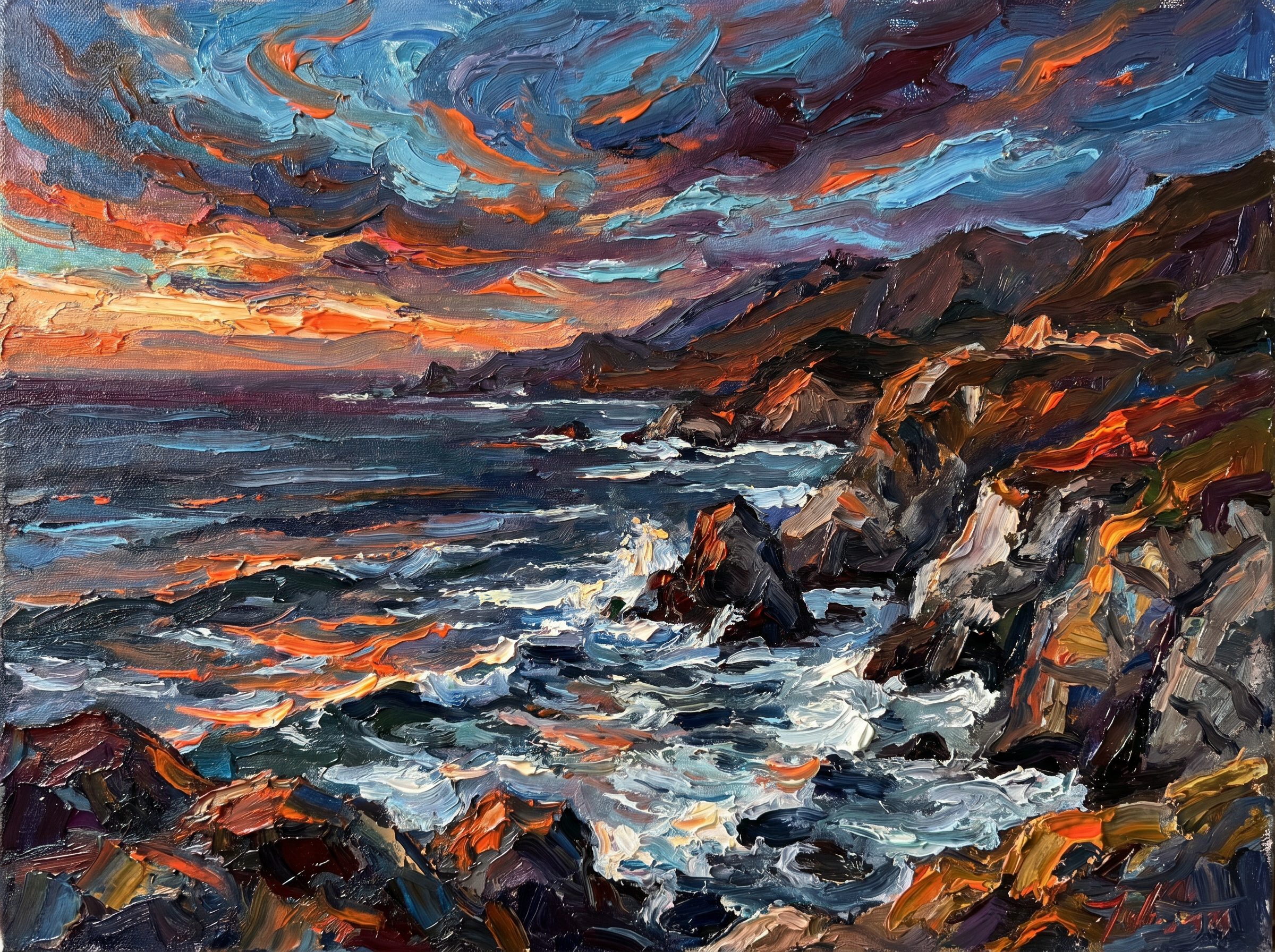 Big Sur. Exclusive Closing Gifts for Top Realtors | Custom House Portraits by Yulia Yurchevskaya
