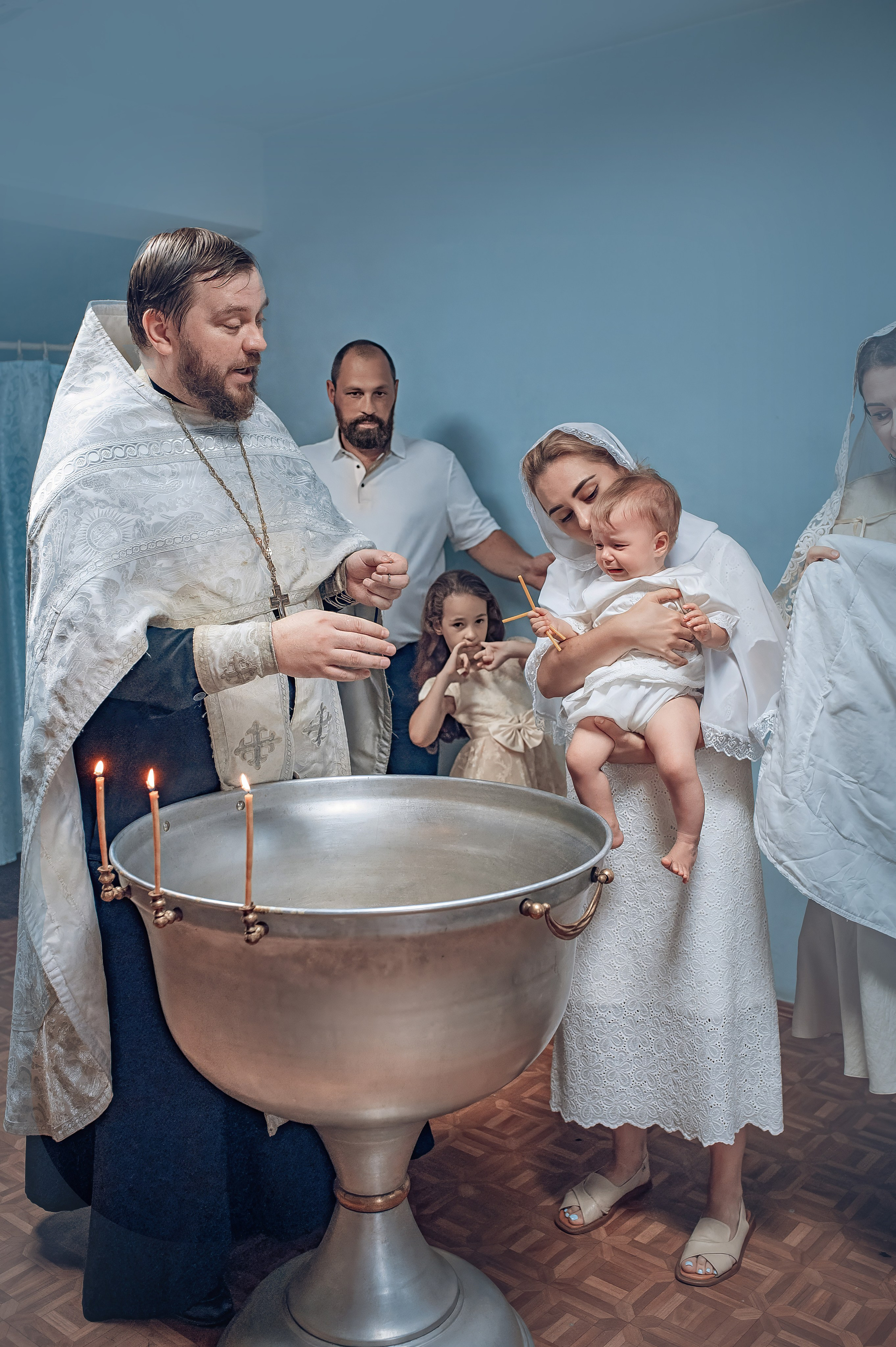 Съемка таинства крещения в храме Николая Чудотворца Красноярск. Фотографы крещения/венчания  Красноярск Татьяна и Вячеслав Переваловы