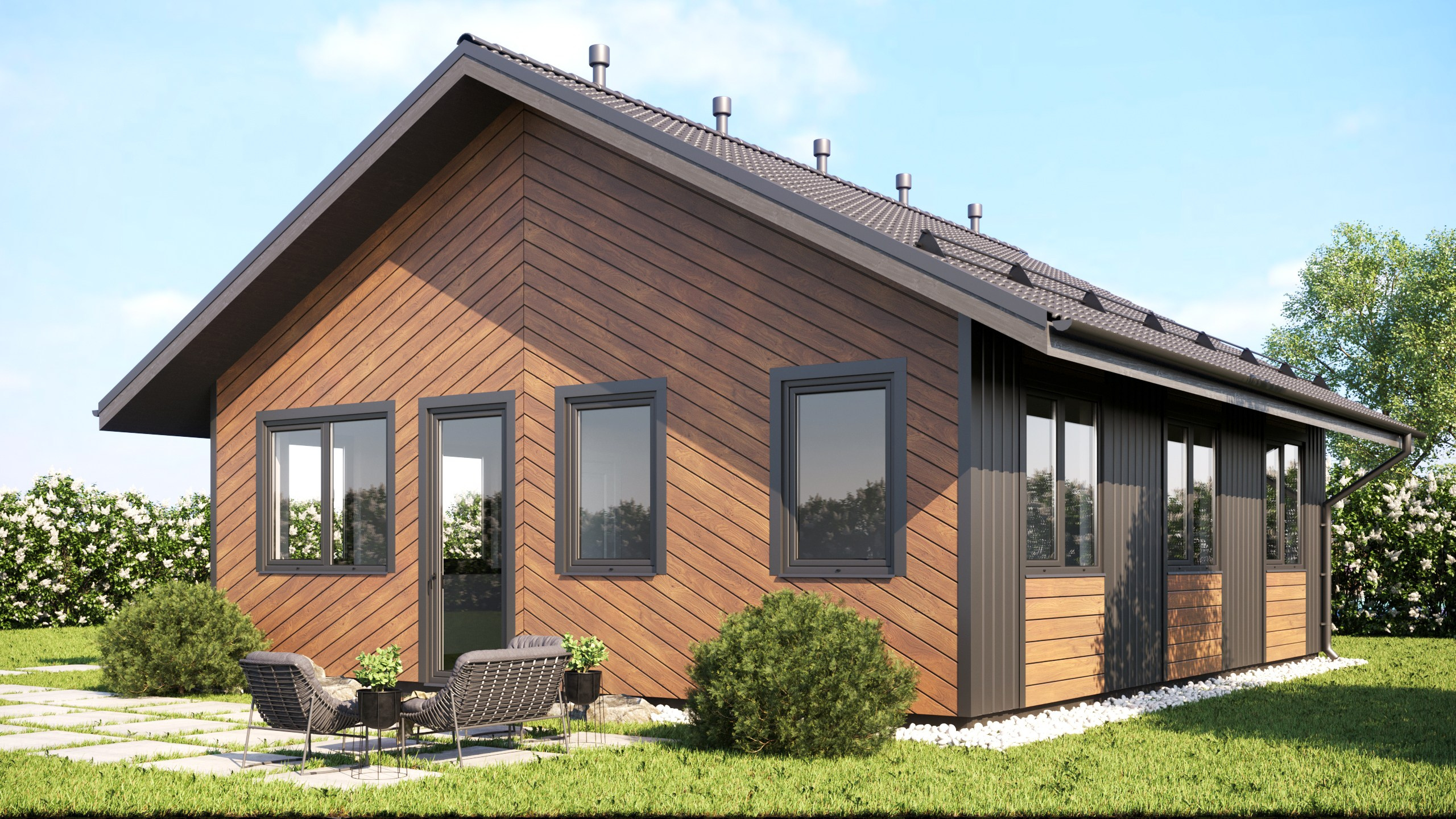 Внешний вид дома. Intoo.ru — Дизайн интерьера в Москве. Частный дизайнер Роман Королев