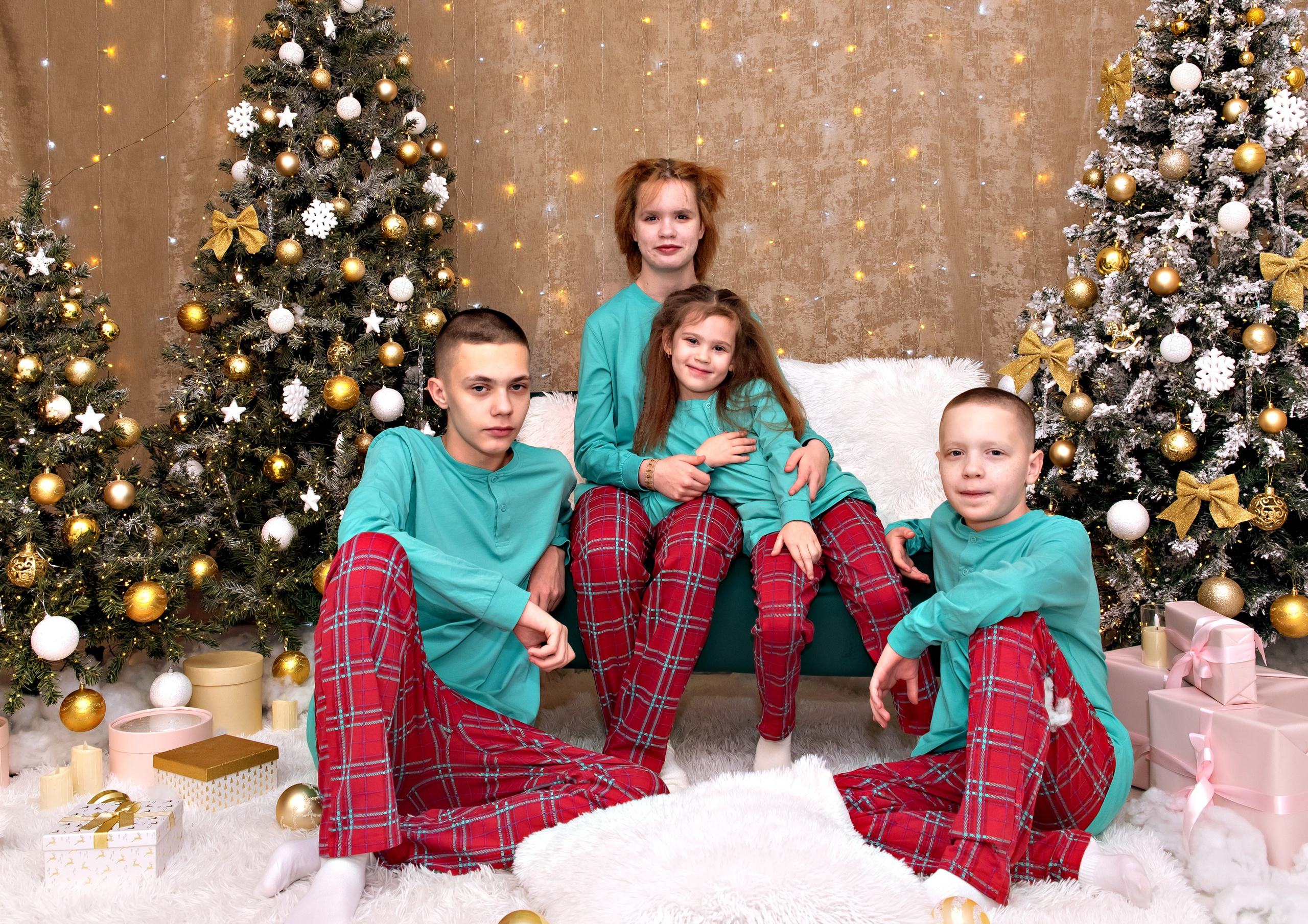 Детская новогодняя фотосессия.