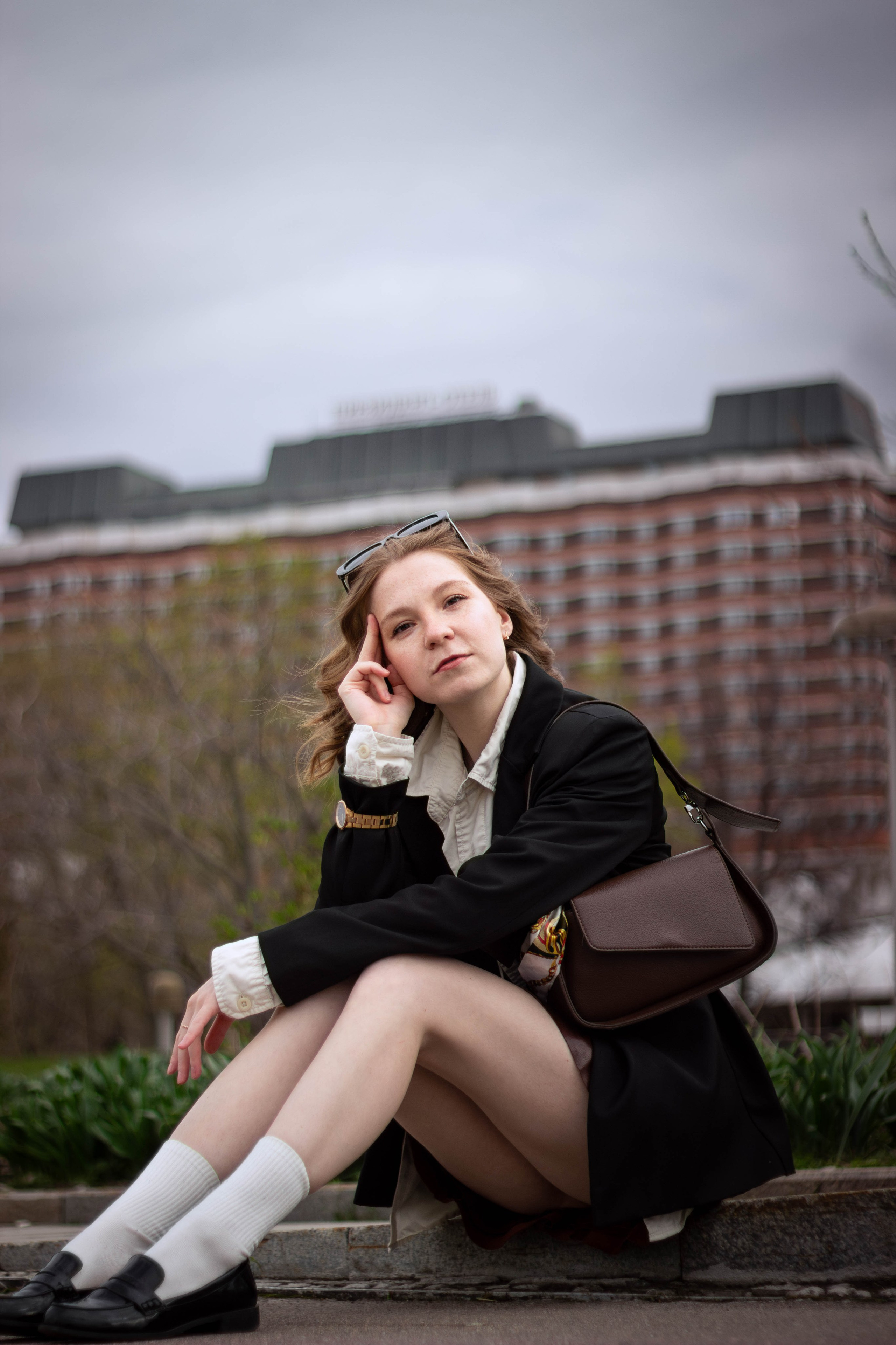 Аня на Крымской набережной. Портретный фотограф Москва Юлия Трякина