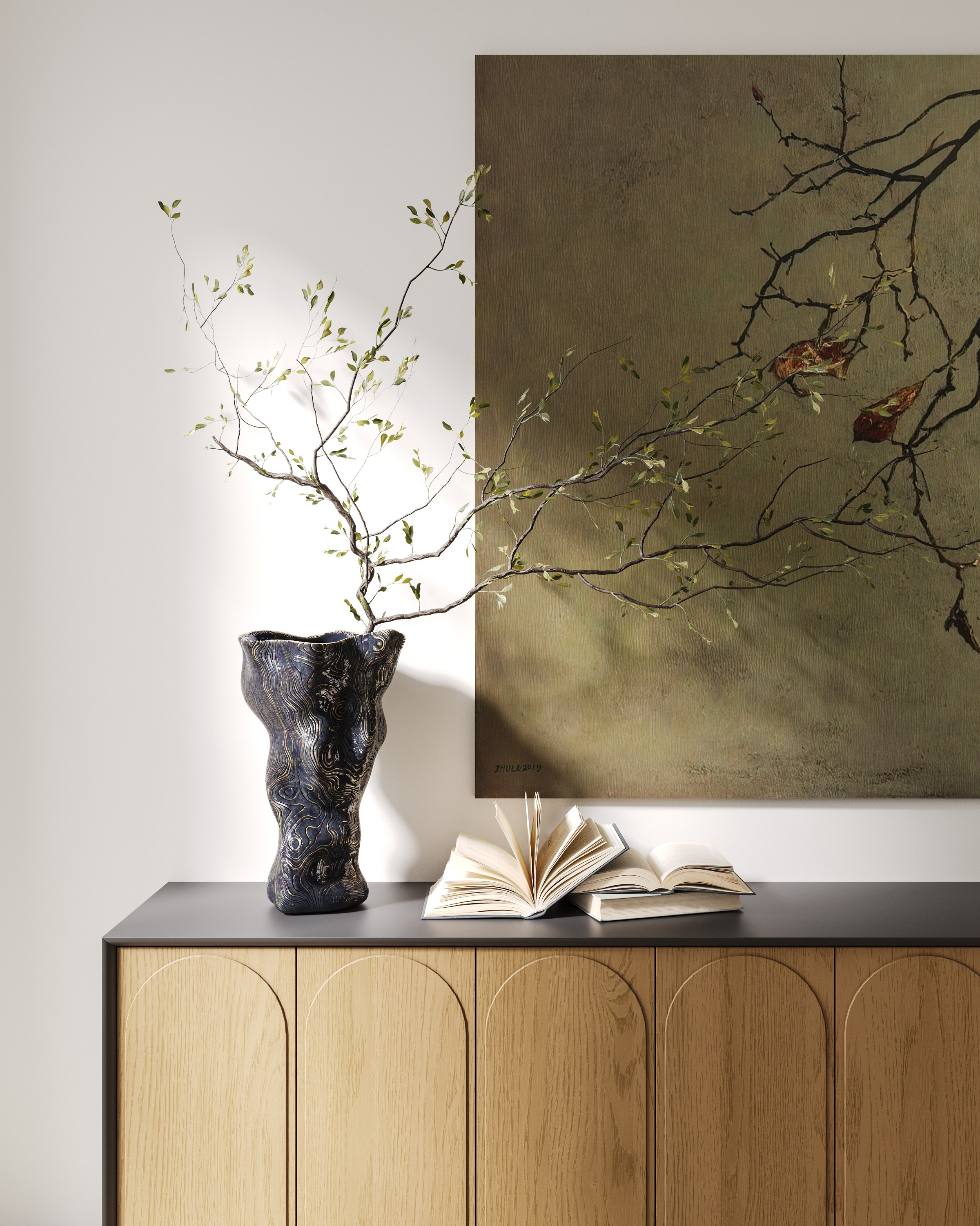 Концепт кабинета. 3D визуализатор