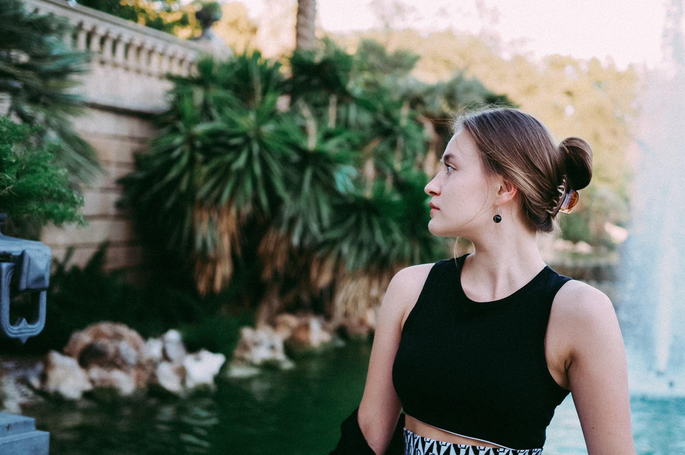 Фотосессия в парке Барселоны. Фотограф в Барселоне Валиулова Ася