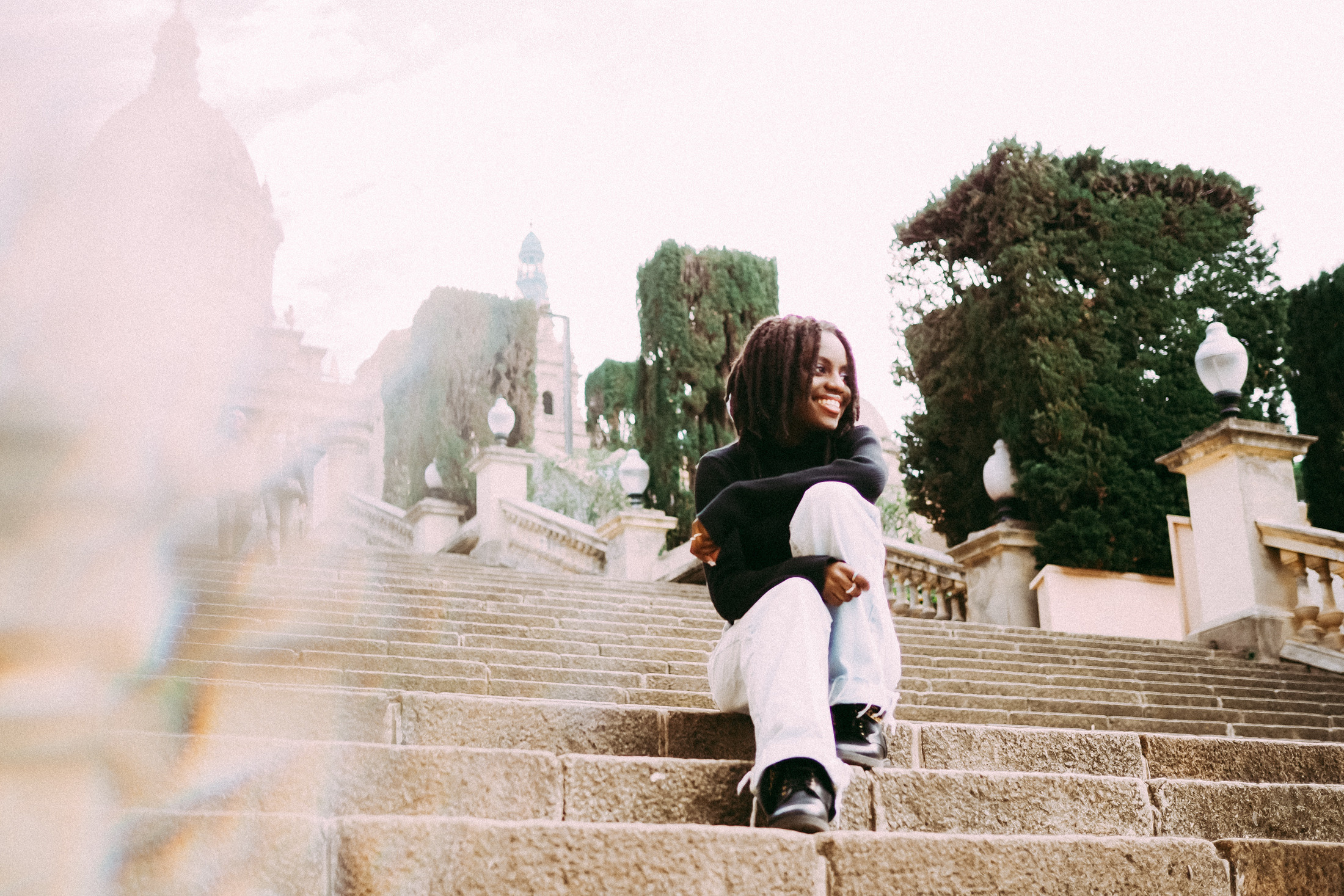A street photoshoot in Barcelona. Фотограф в Барселоне Валиулова Ася