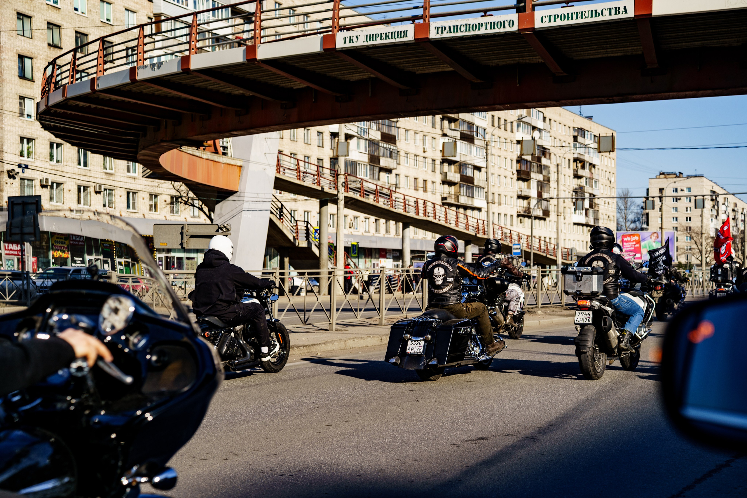 Прохват мотоклуба Norman Riders ч.1. Концертный и репортажный фотограф в Санкт-Петербурге Слава Пахомов