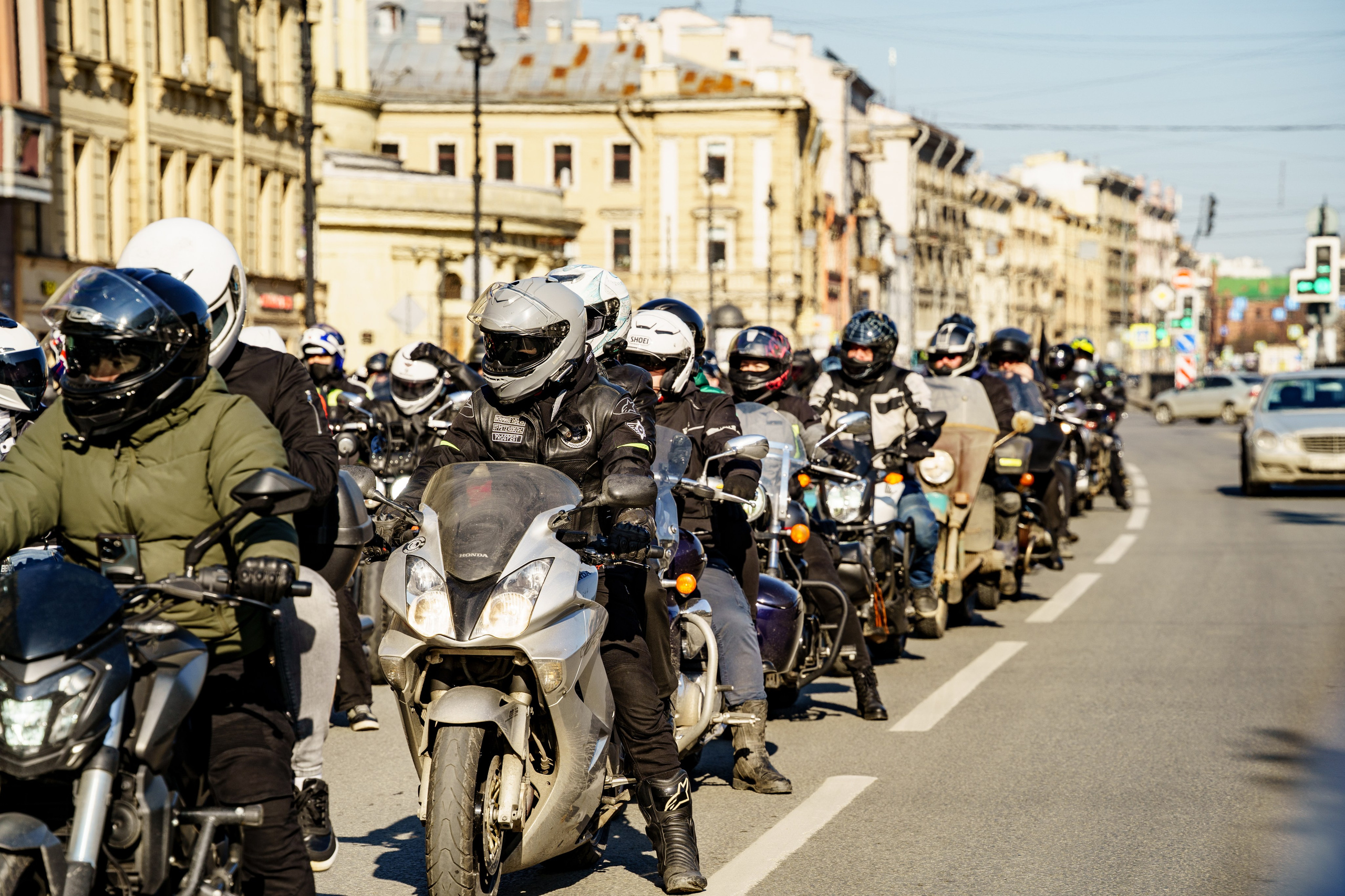 Прохват мотоклуба Norman Riders ч.1. Концертный и репортажный фотограф в Санкт-Петербурге Слава Пахомов