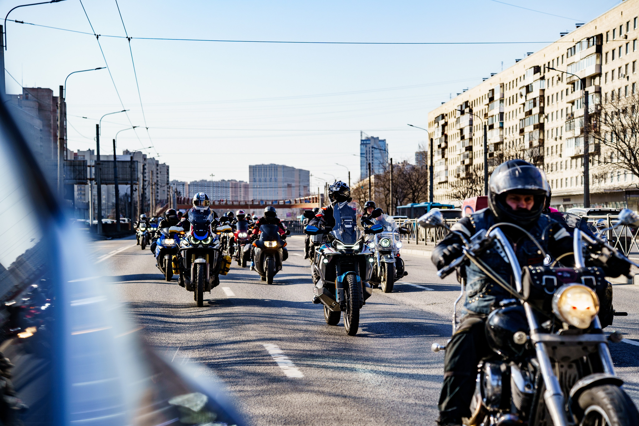 Прохват мотоклуба Norman Riders ч.1. Концертный и репортажный фотограф в Санкт-Петербурге Слава Пахомов