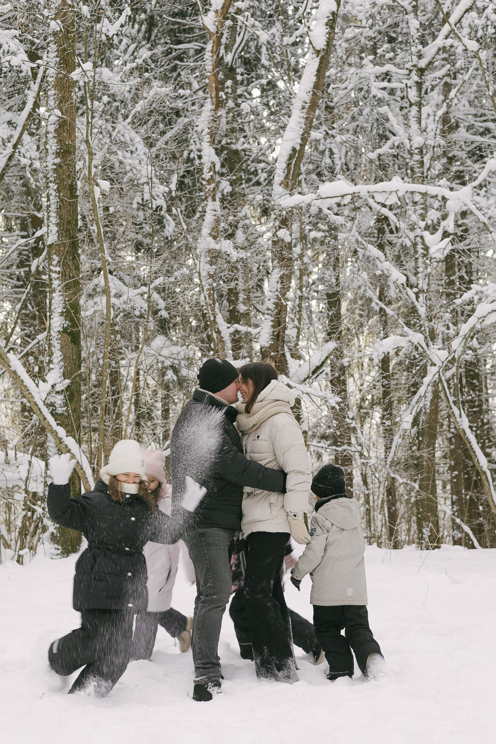 Теплые эмоции Холодной зимы. Семейный фотограф в Москве Анастасия Марти