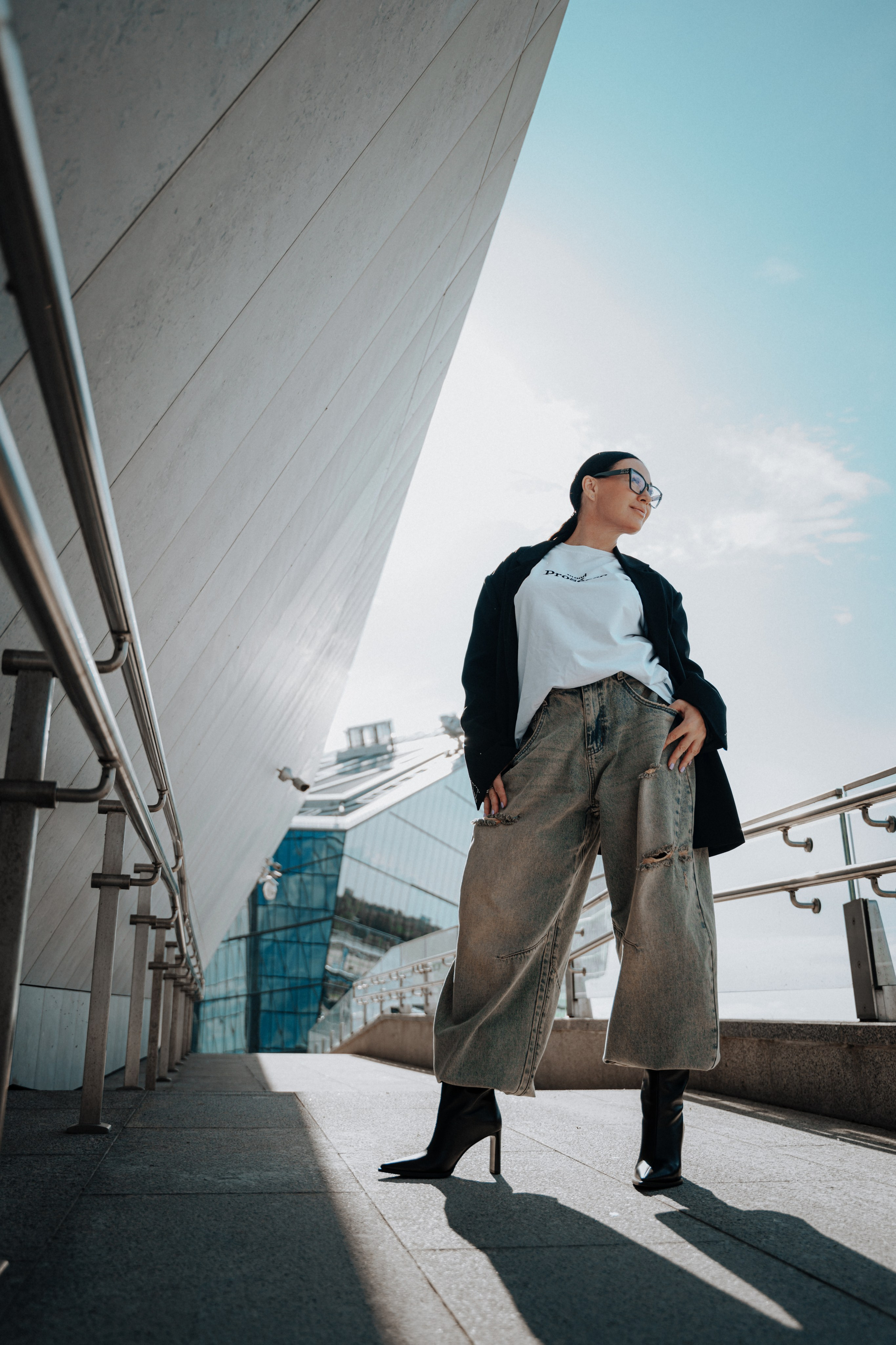 Елена. Лахта центр. Портретный фотограф в Санкт-Петербурге Дмитриева Наталия