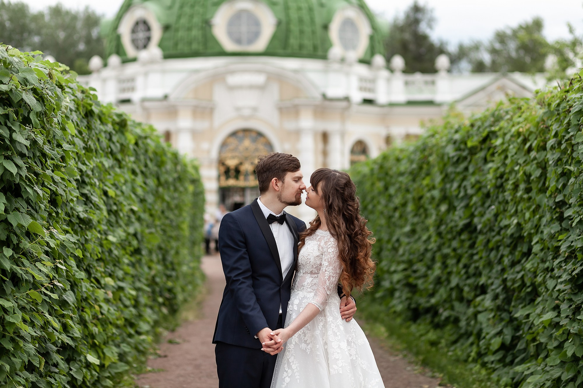 Свадебная фотосессия в парке Кусково