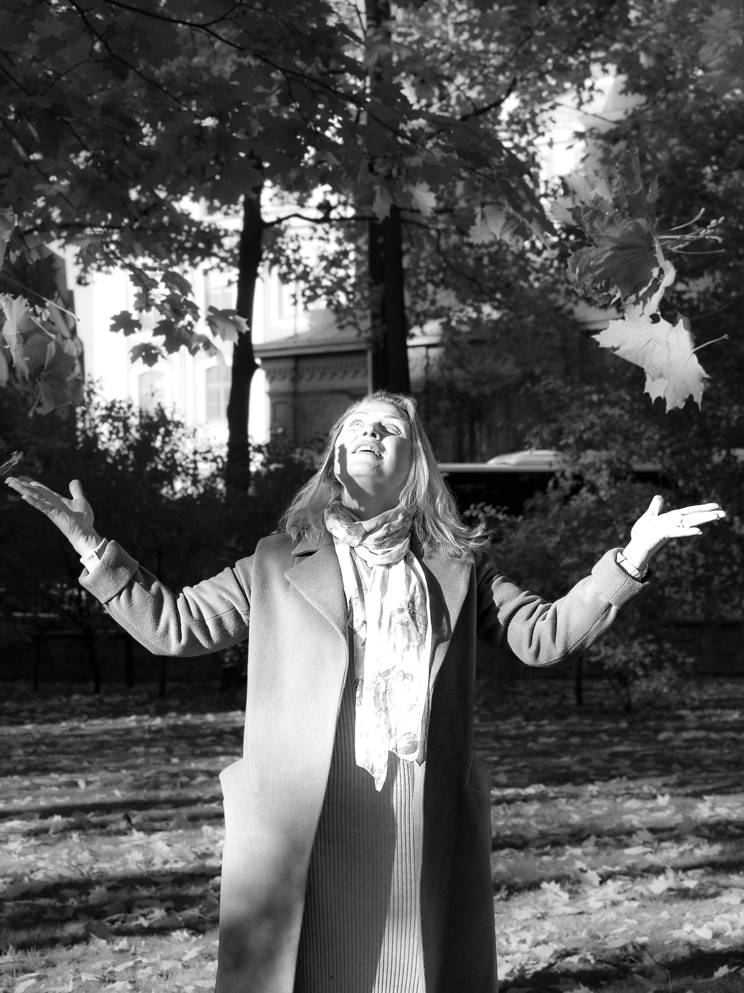 Tanya_autumn in grey. Фотограф и видеограф в Санкт-Петербурге — Iren Ginger