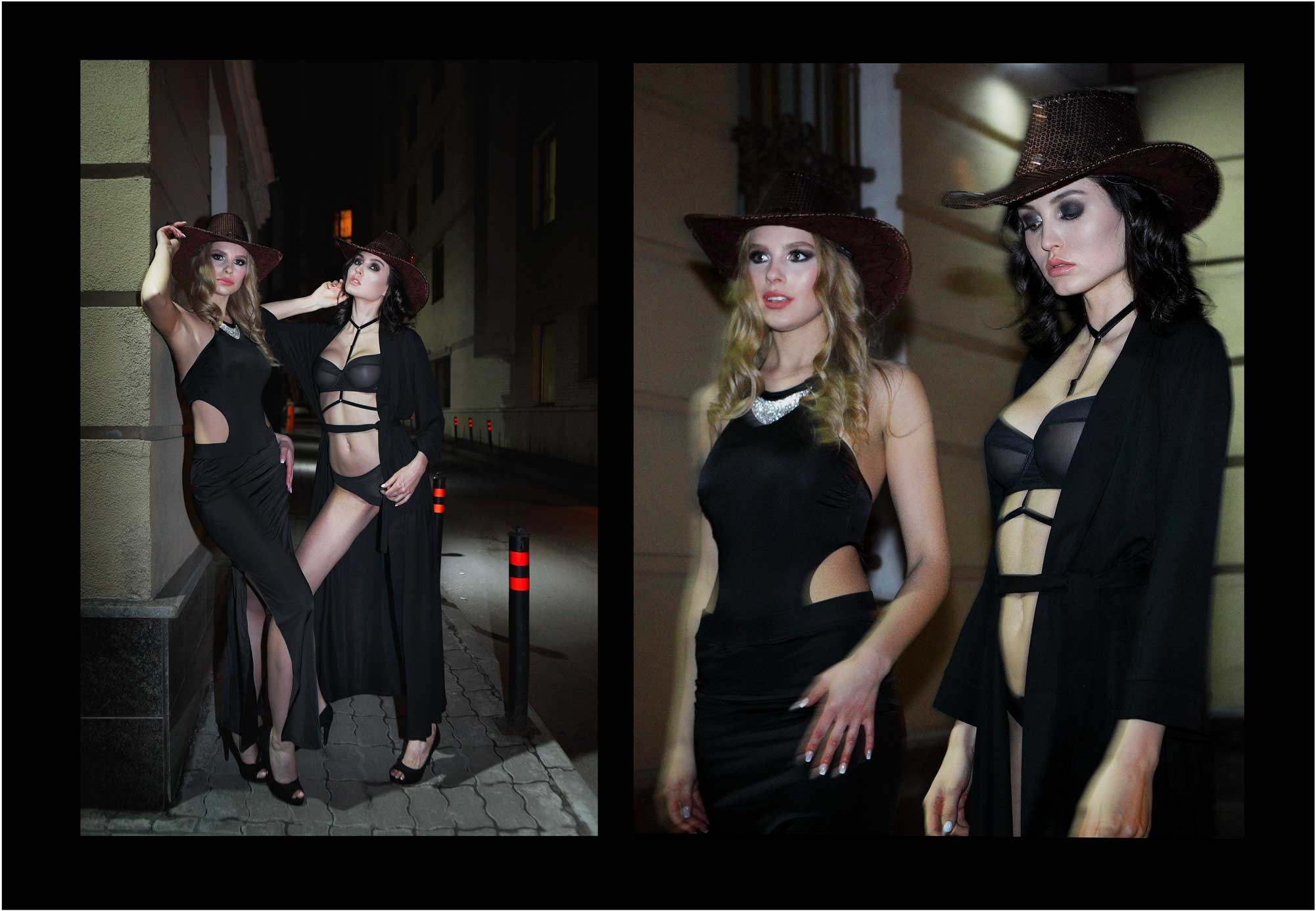 стрит фото, ночные бельевые съемки