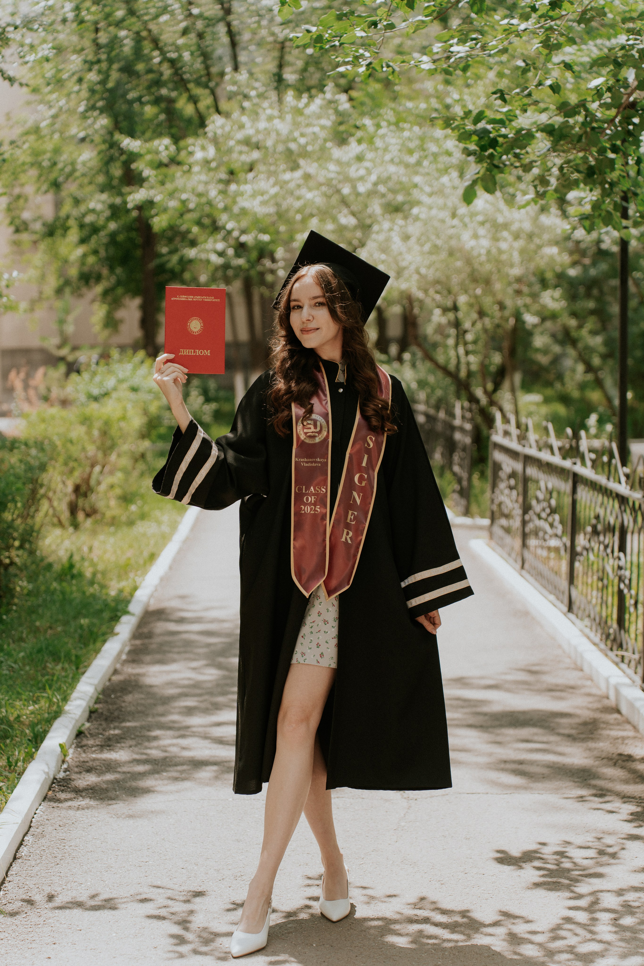 Выпускной Аграрный унивеситет. Крис Богомазова