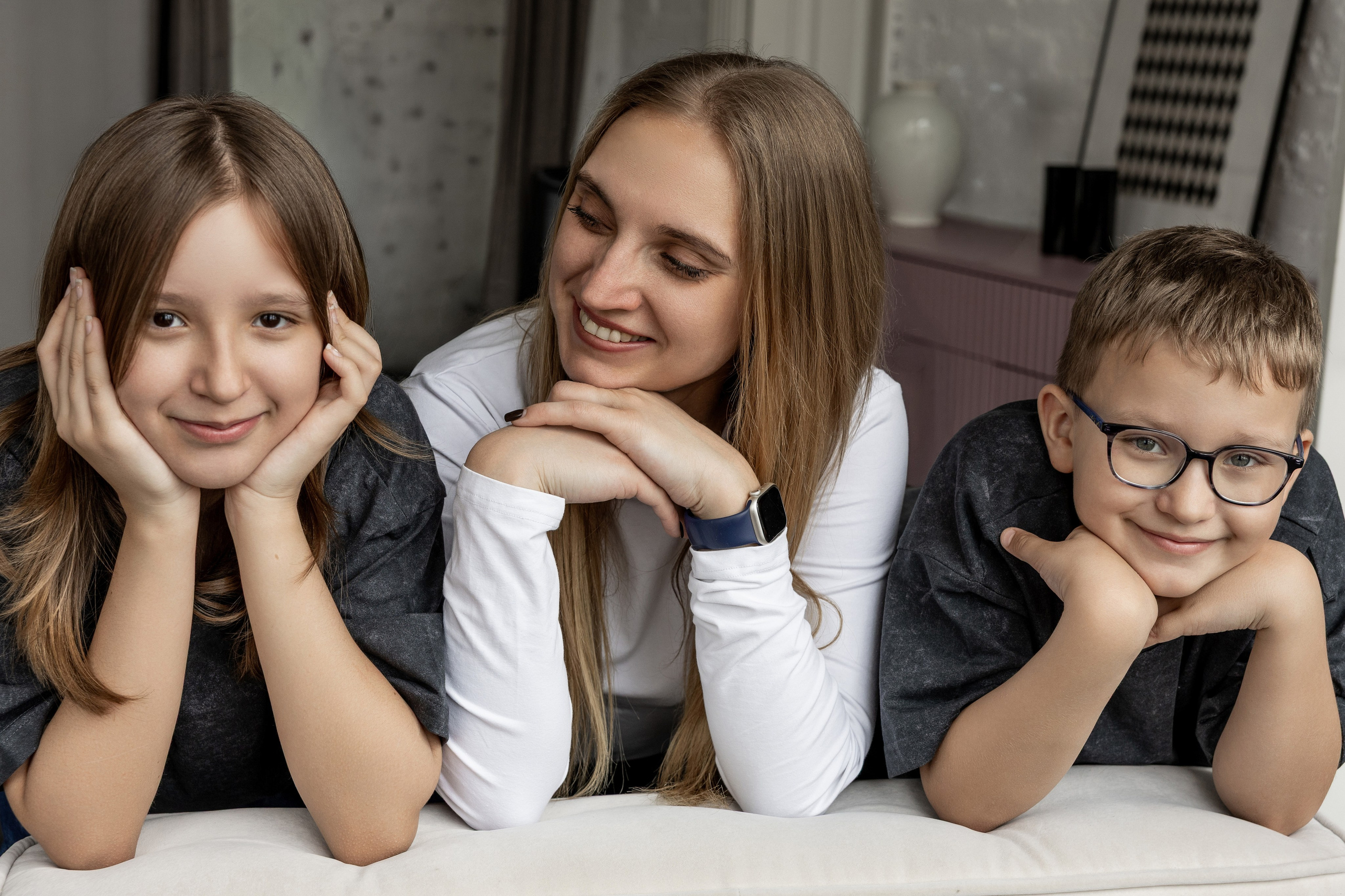 Мама и дети. Фотограф Екатерина Голицына