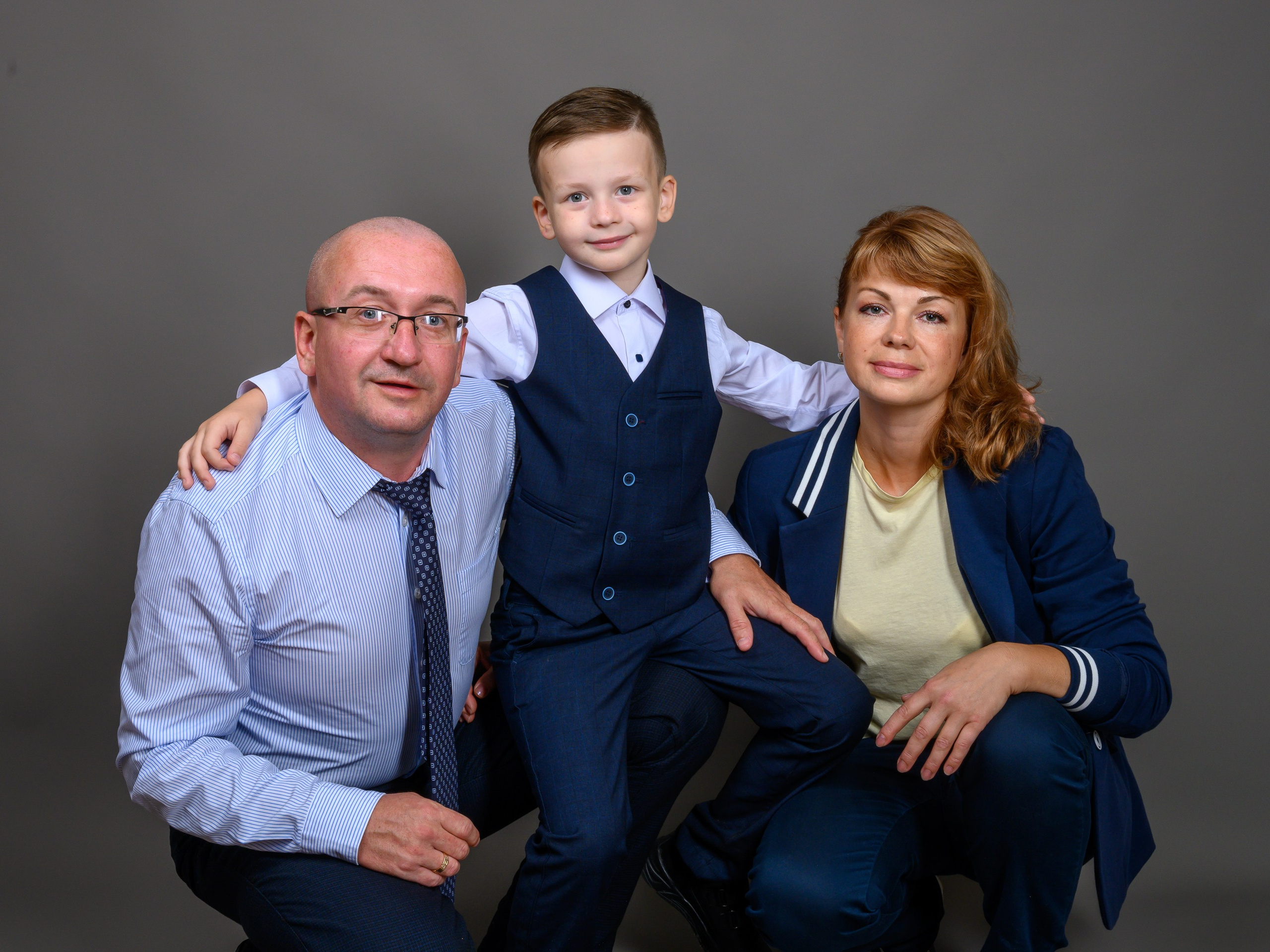 Дмитрий и Елена. Семейная фотосессия. Фотограф Андрей Зикеев, фотостудия AzArt Studio в Москве