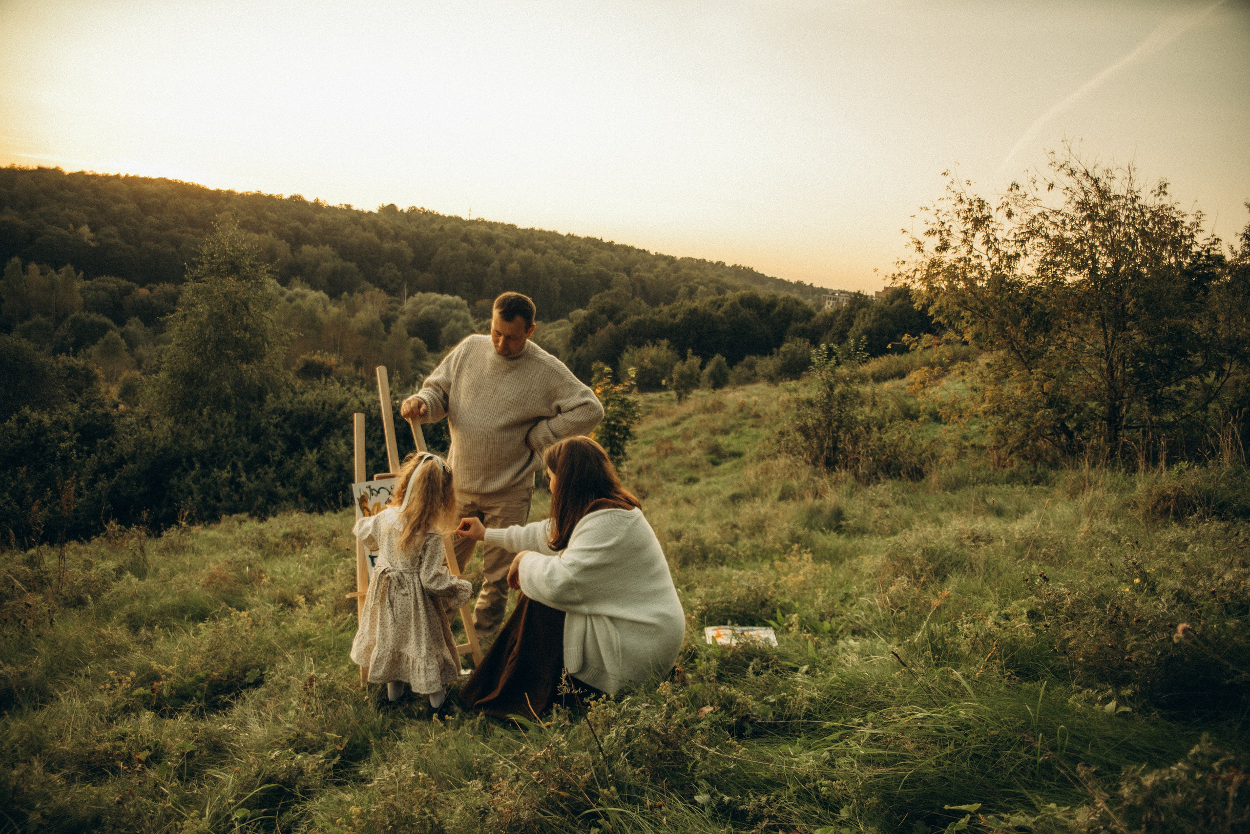Художница. Гаврилова Настя семейный фотограф lifestyle в Москве