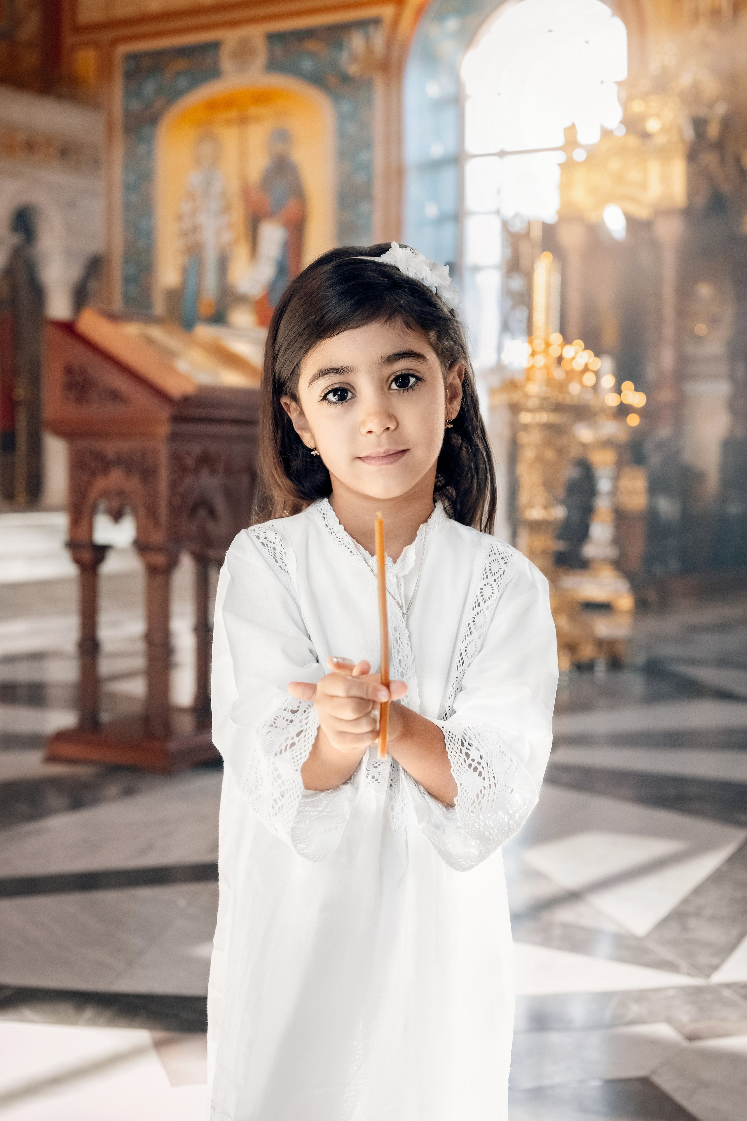 Храм Угрешского. Двойное крещение. Церковный фотограф на Таинство Крещения и Венчания в Оренбурге и Оренбургской области Екатерина Белкина