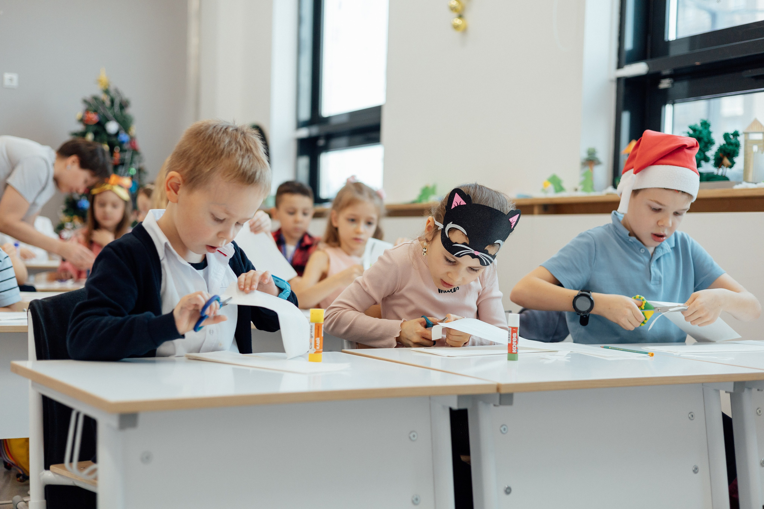 Школьный новогодний праздник. Психолог, фотограф Мария Черницкая