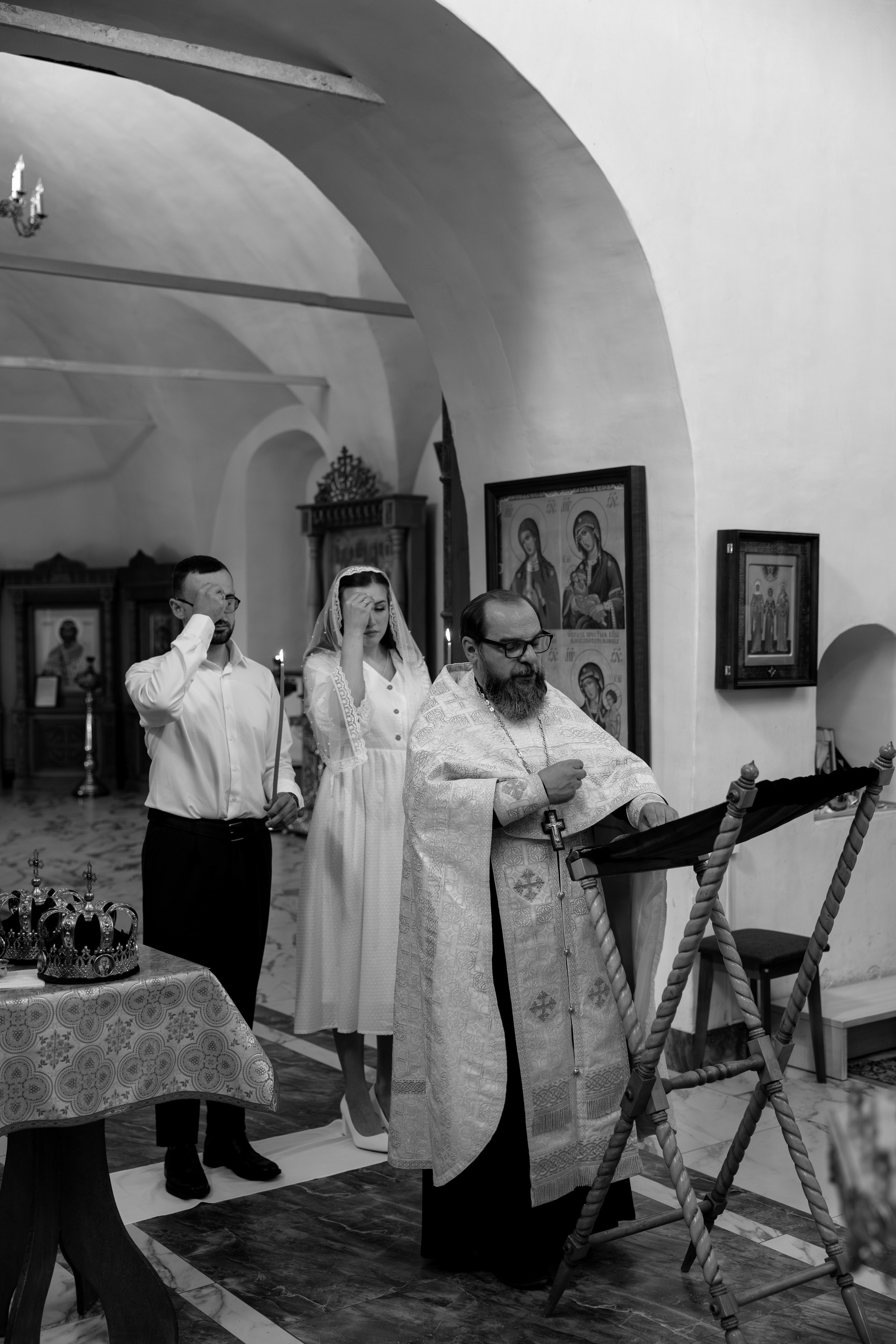 Таинство венчания Сергея и Дарьи. Фотограф Сотникова Вероника