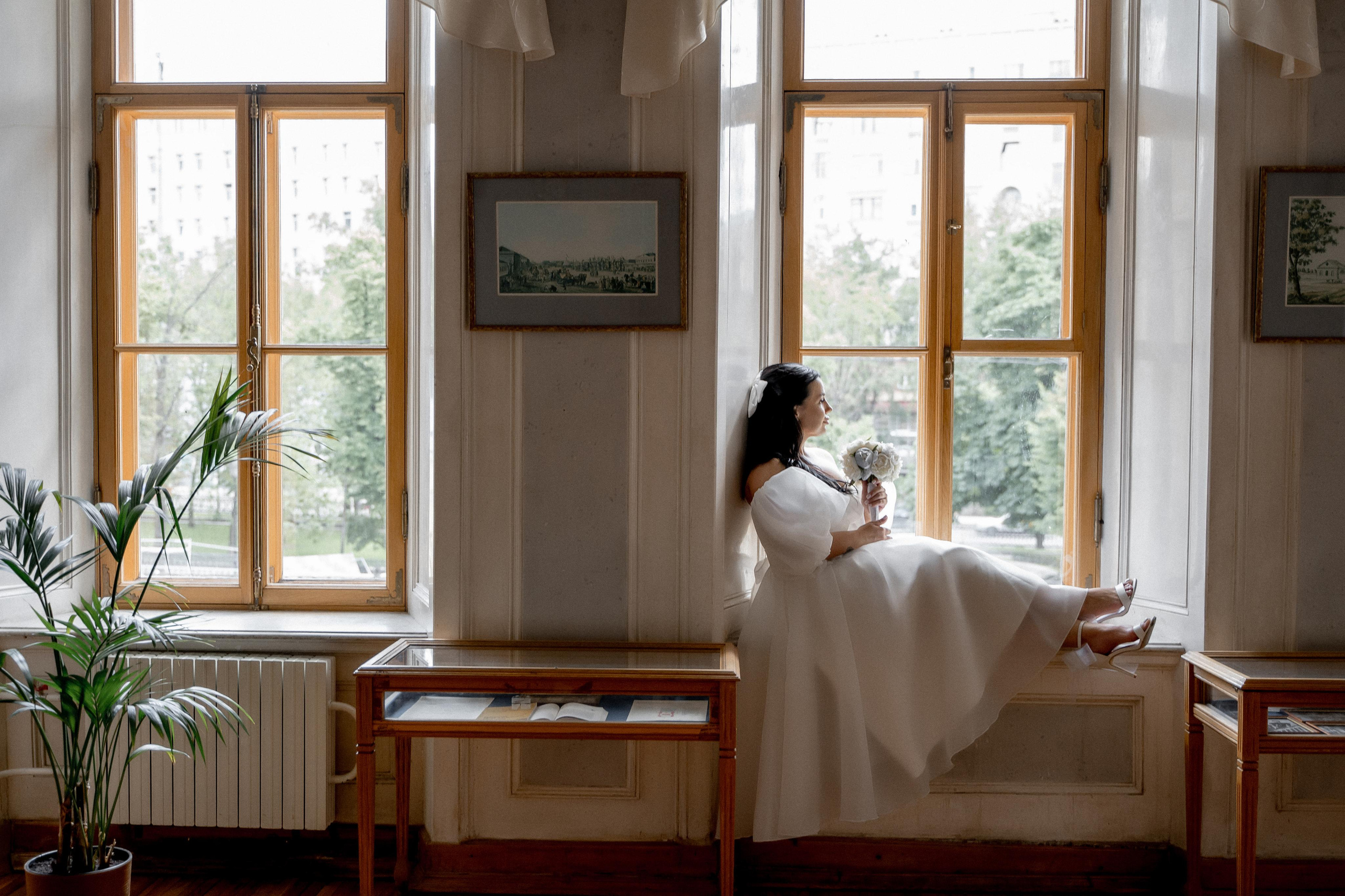 Свадебная фотосессия в библиотеке Пушкина