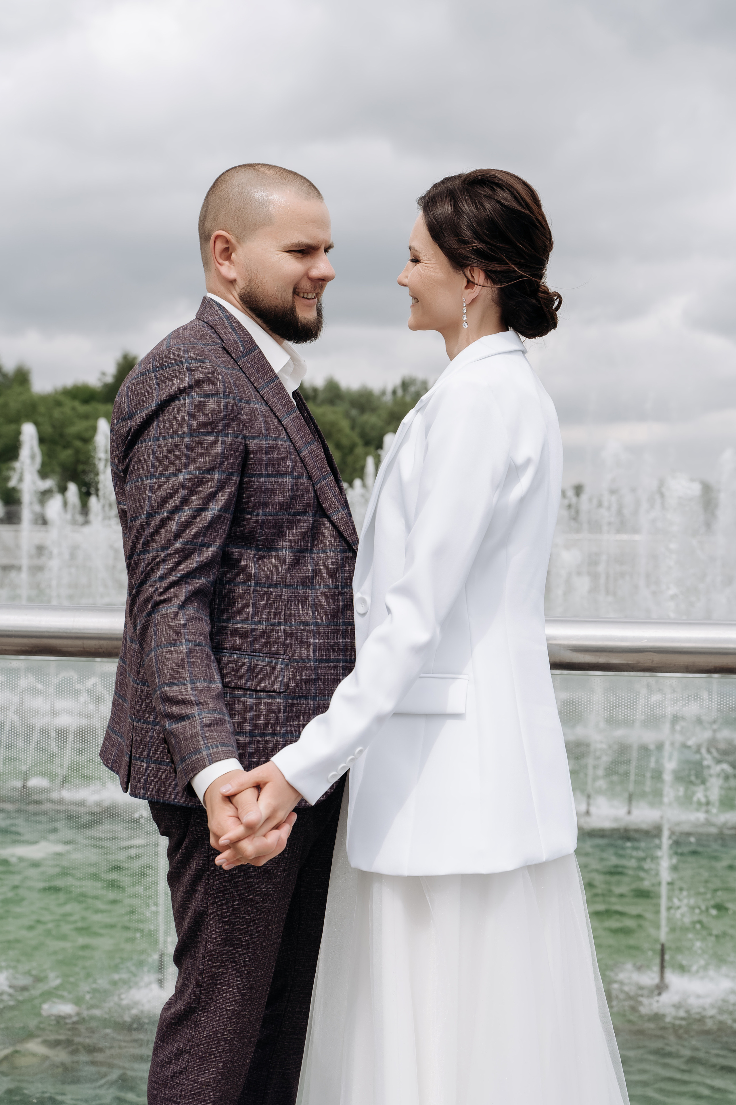 Свадебная фотосессия в парке Царицыно