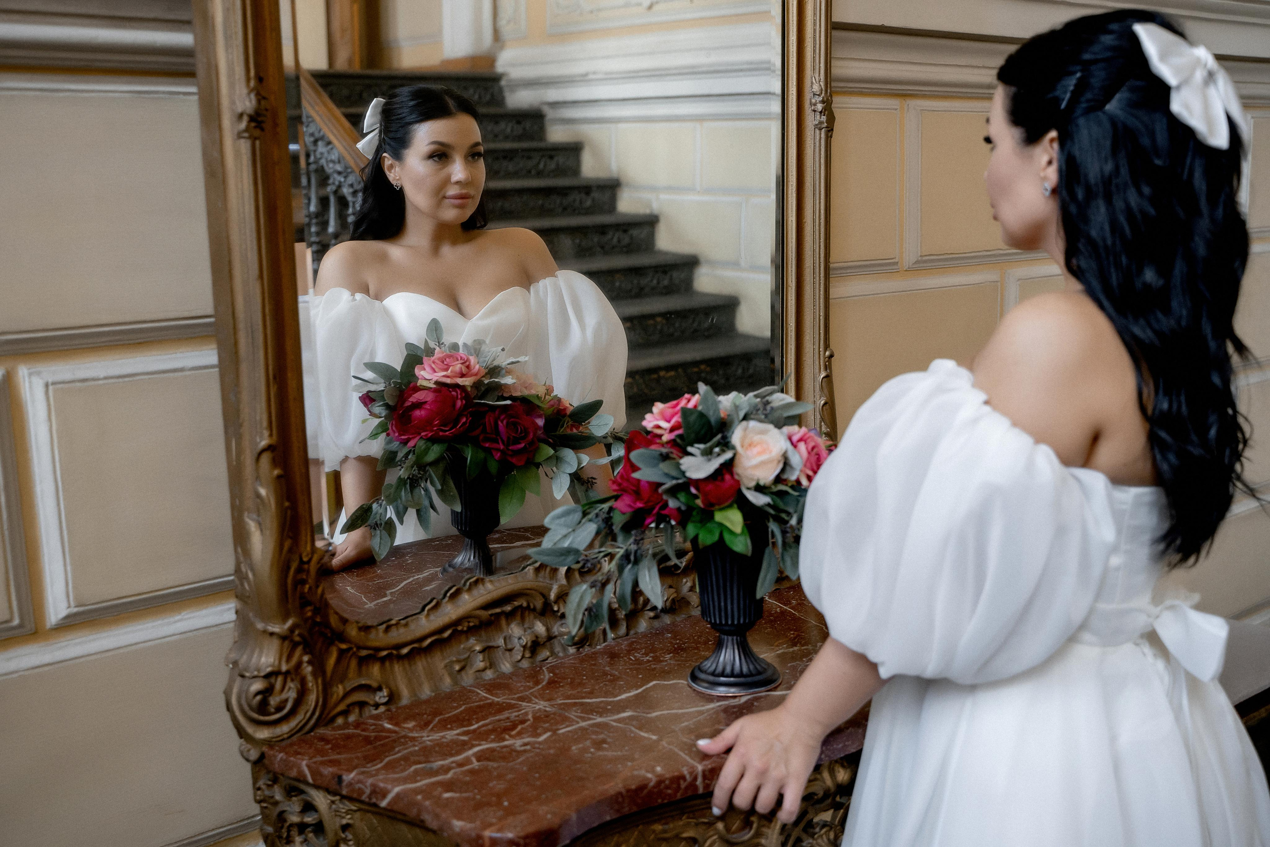 Свадебная фотосессия в библиотеке Пушкина