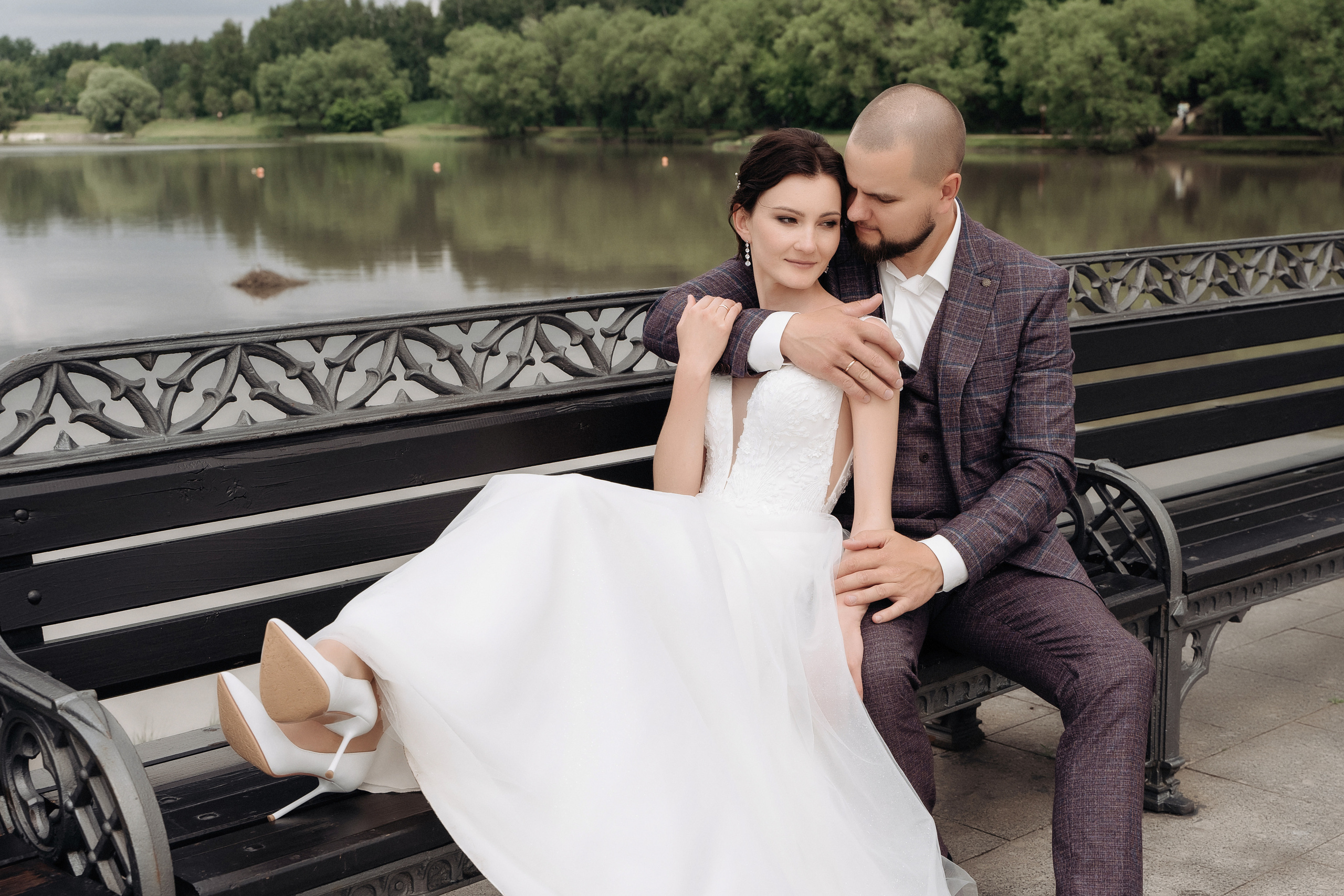 Свадебная фотосессия в парке Царицыно