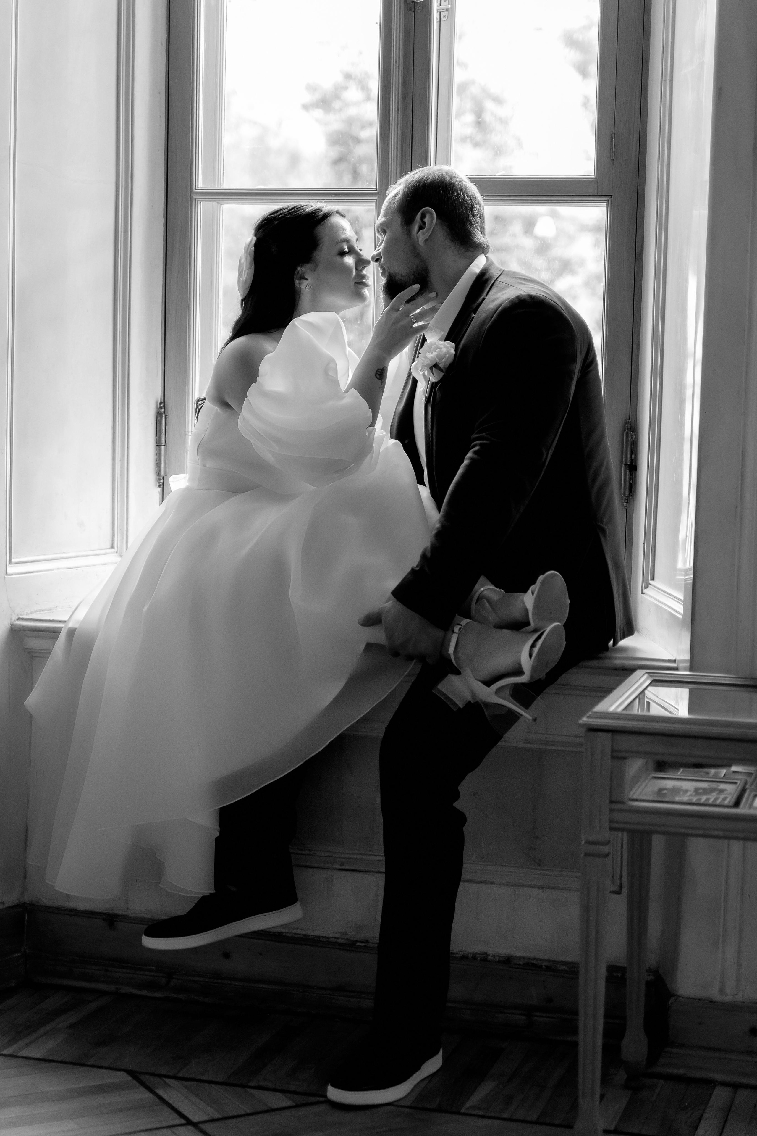 Свадебная фотосессия в библиотеке Пушкина