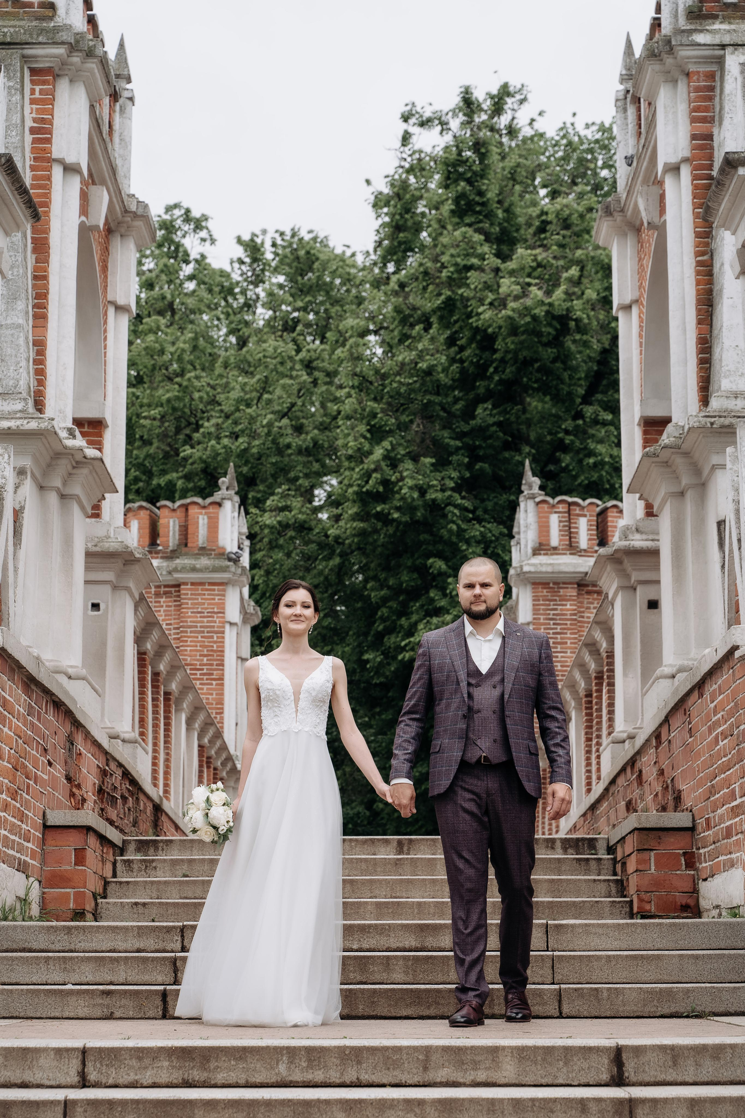 Свадебная фотосессия в парке Царицыно