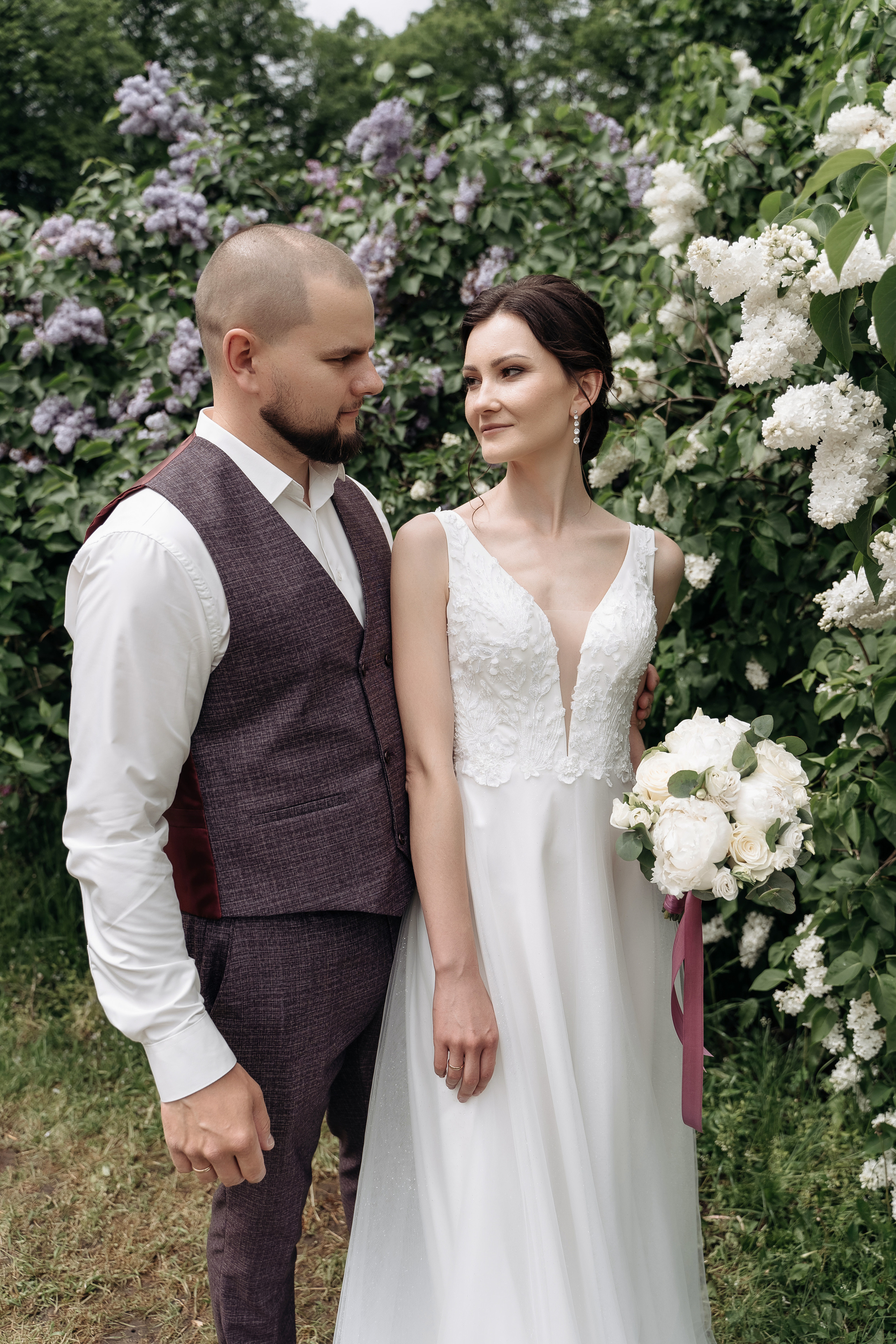 Свадебная фотосессия в парке Царицыно