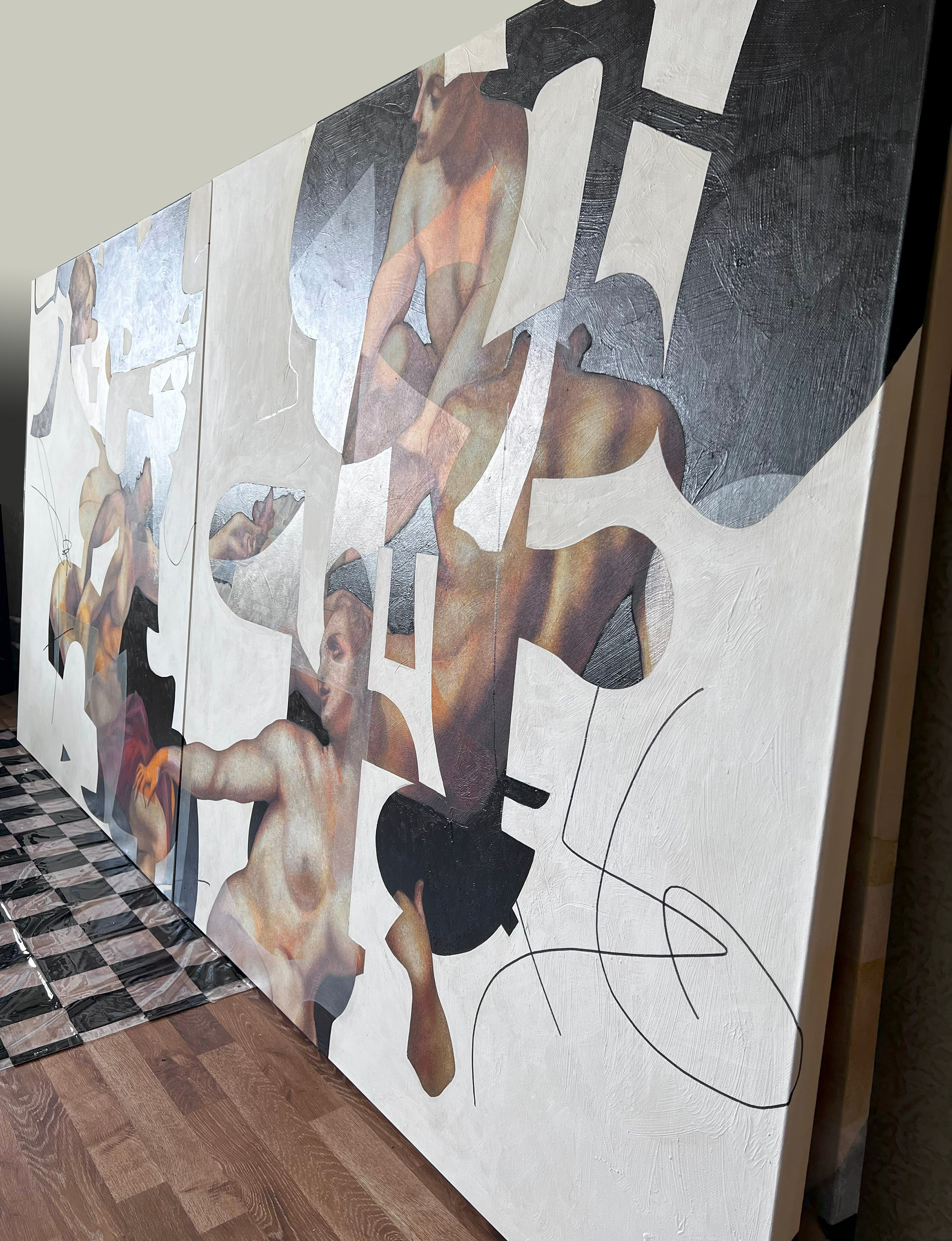 Квинтет. Художник-абстракционист Ольга Рикун. Москва