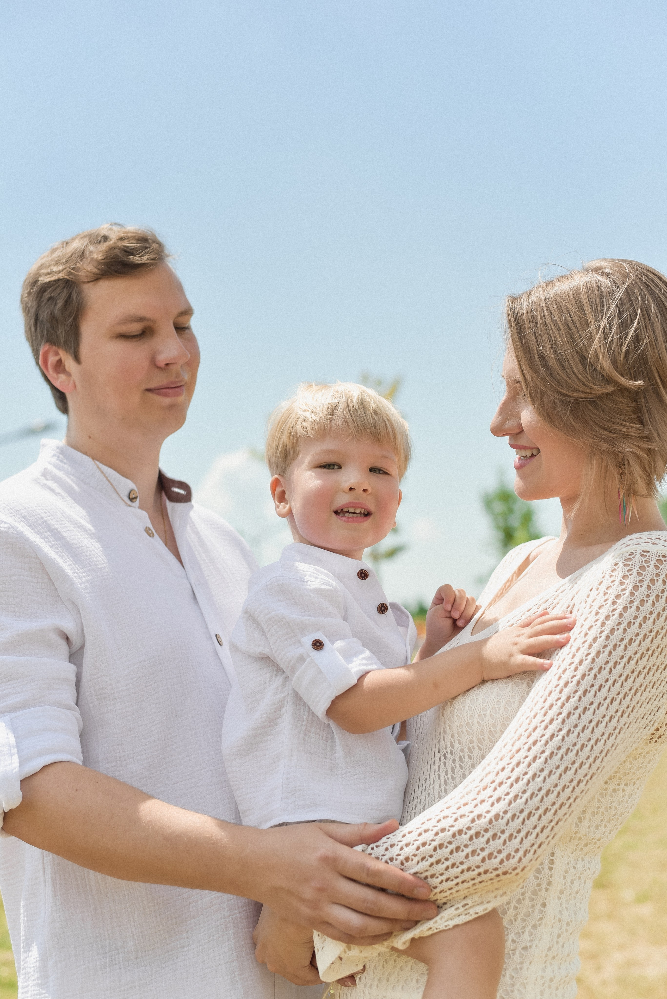 мама папа я