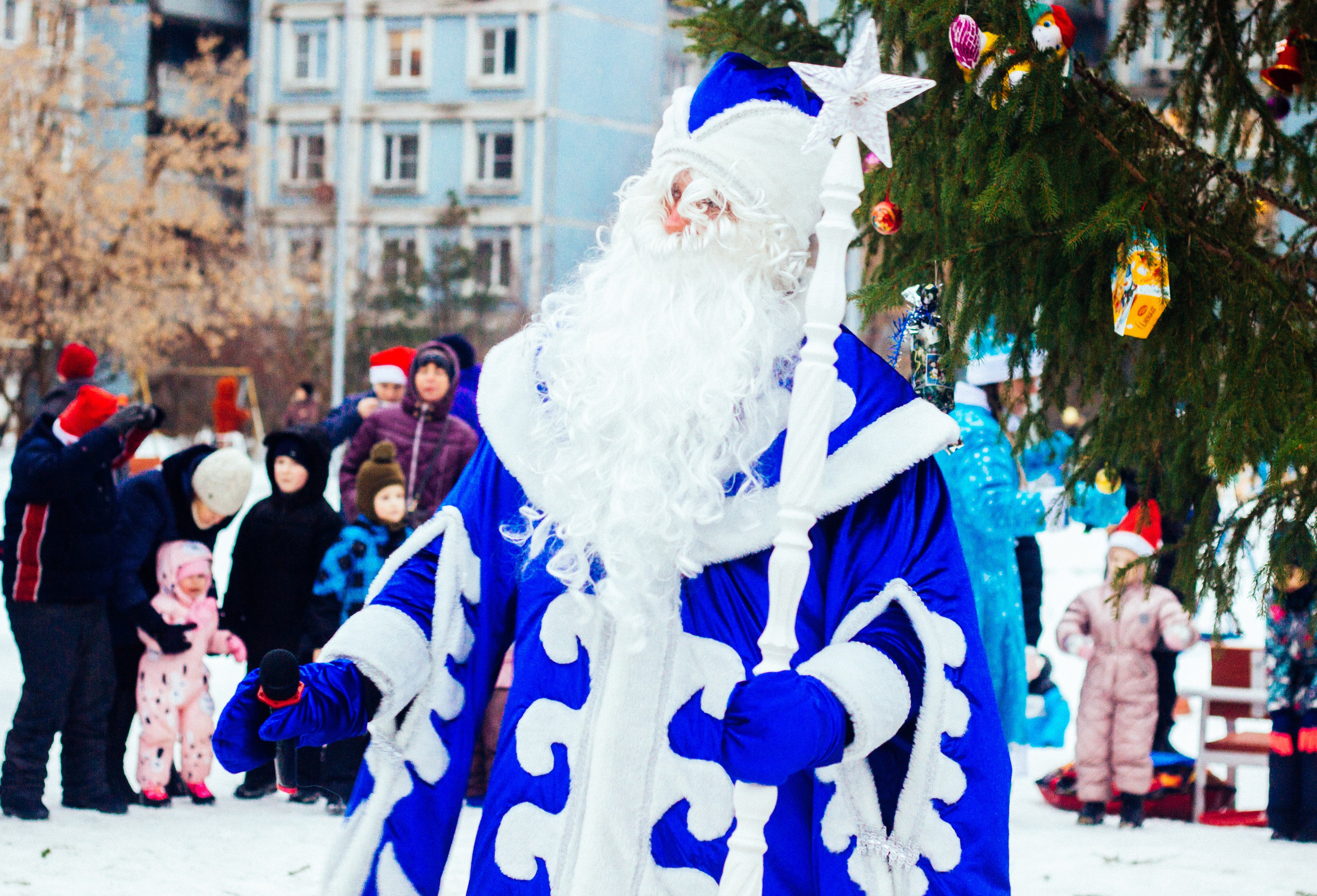 Дворовая ёлка. Детский и семейный фотограф, фотограф мероприятий Нижний Новгород