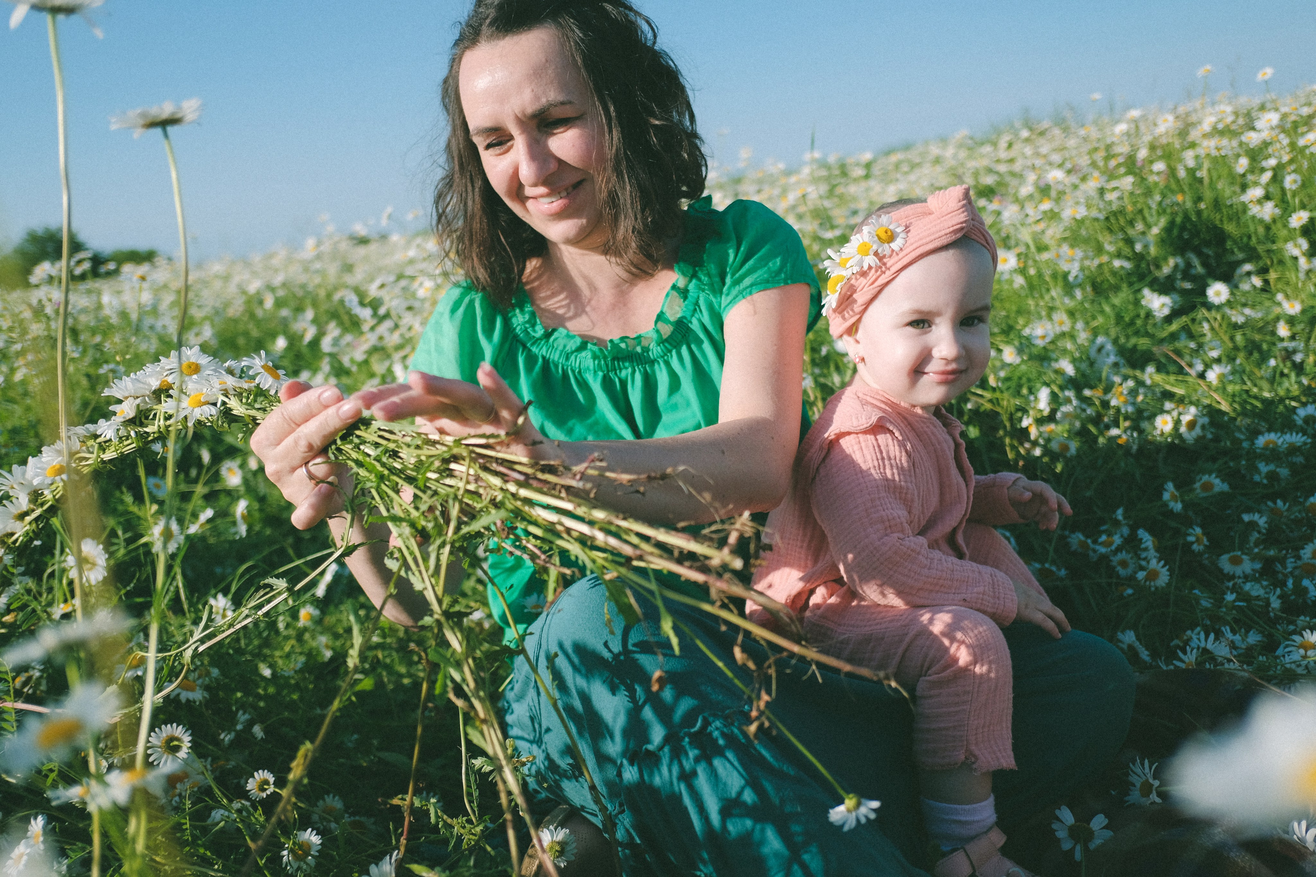 Ждановы в ромашках. Женский и семейный фотограф в Краснодаре и крае Таня Мустафина