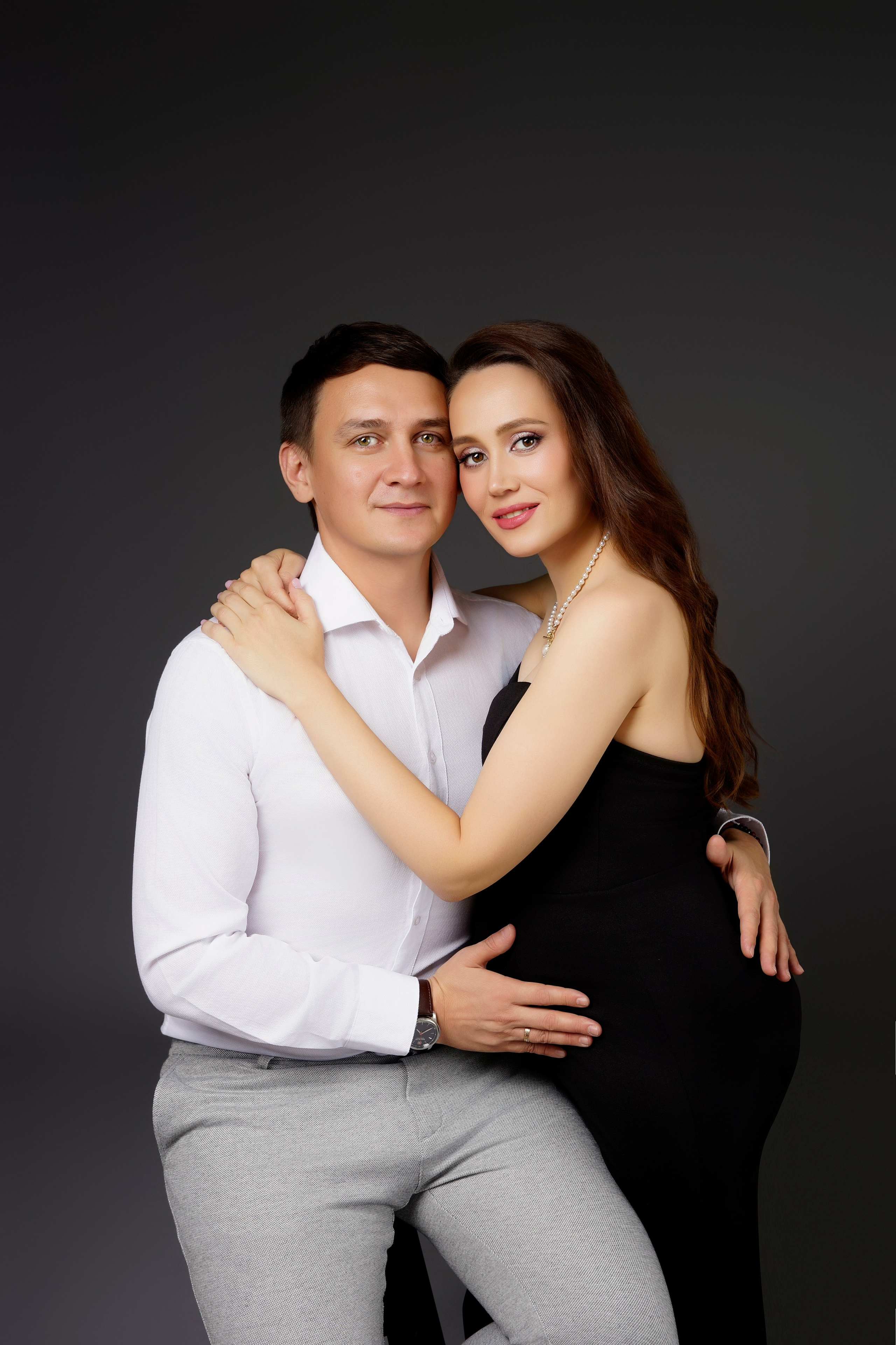 Съёмка беременности в моей фотостудии «НЕБО». Женский фотограф в Химках Алёна Ленёва