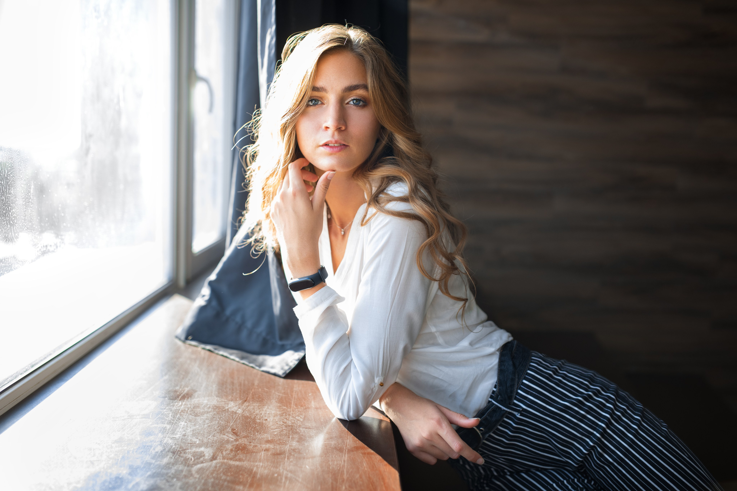 Фотосет с Дианой в интерьерной студии и в парке для «себя»