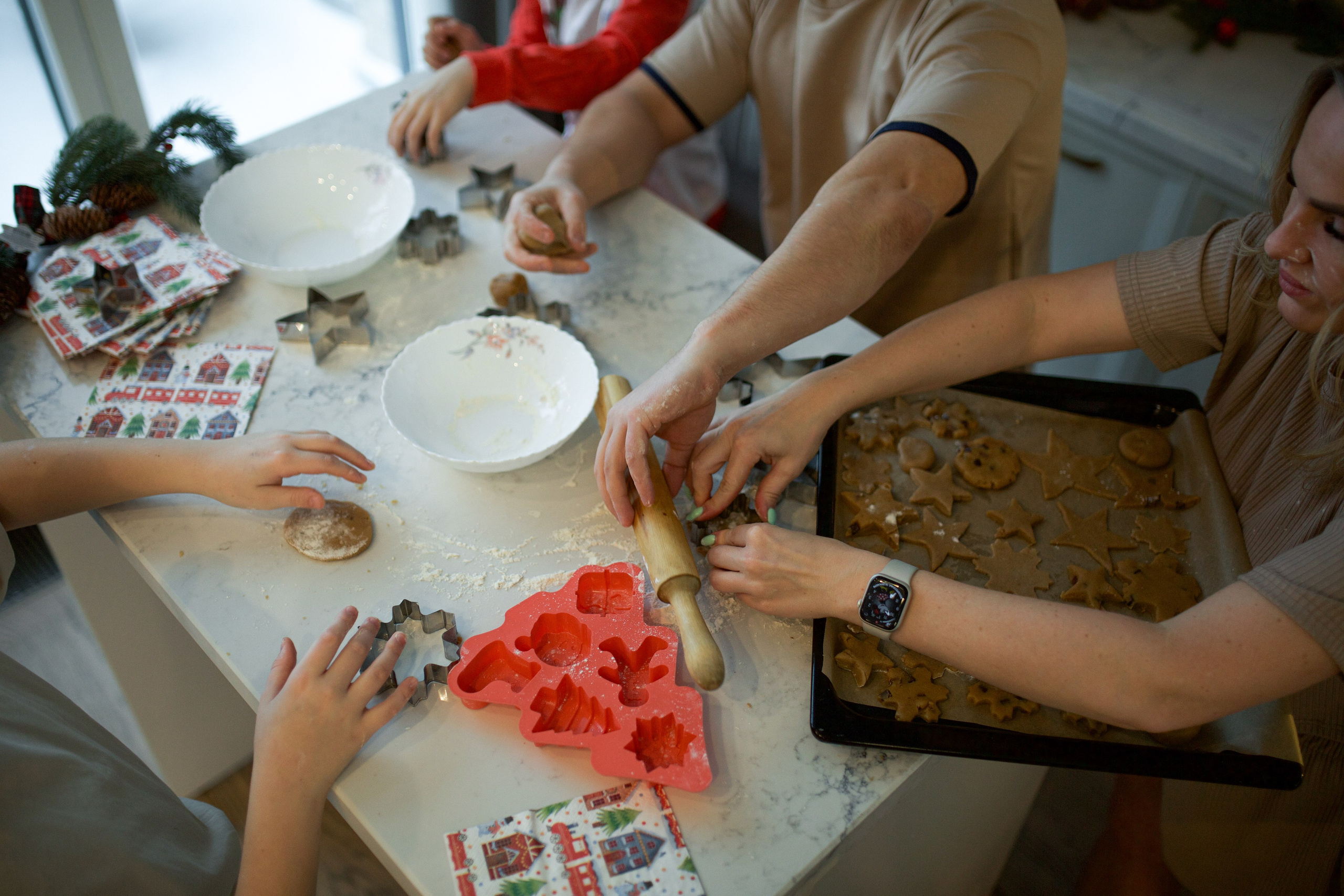 Вика, Леша, Василиса и Миша