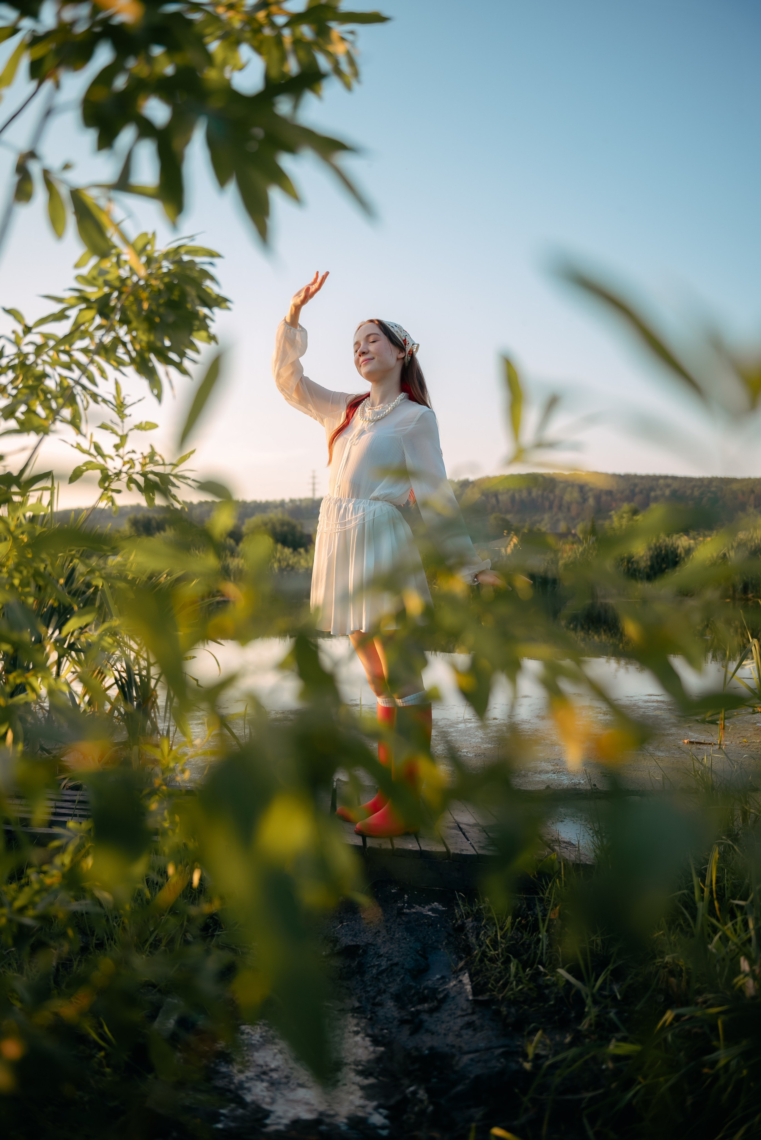 Фотосессия в деревенском стиле в Сухово г. Кемерово