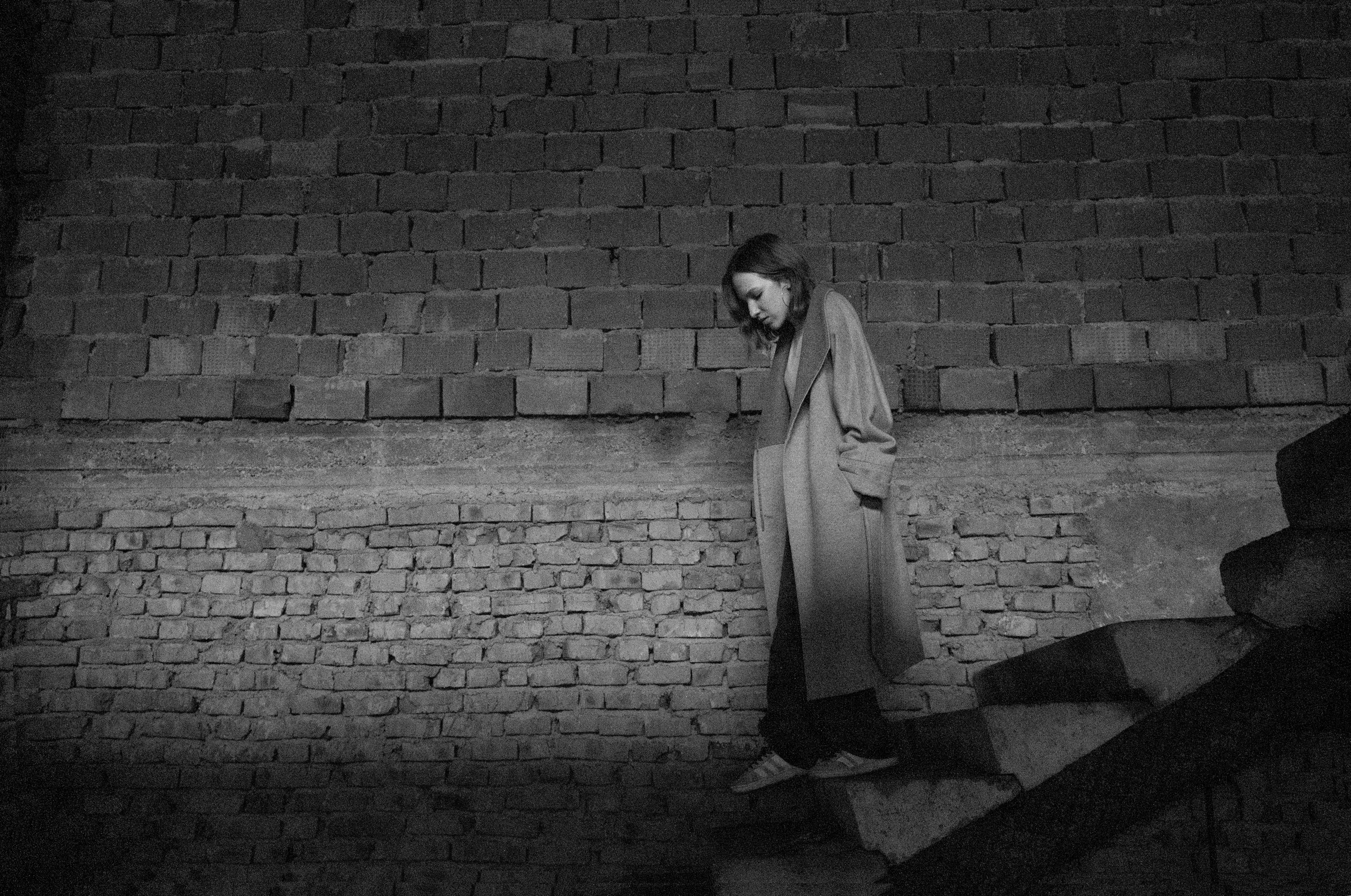 Осенняя фотосессия в заброшенной территории. Портретный фотограф в Москве Казьмина Олеся