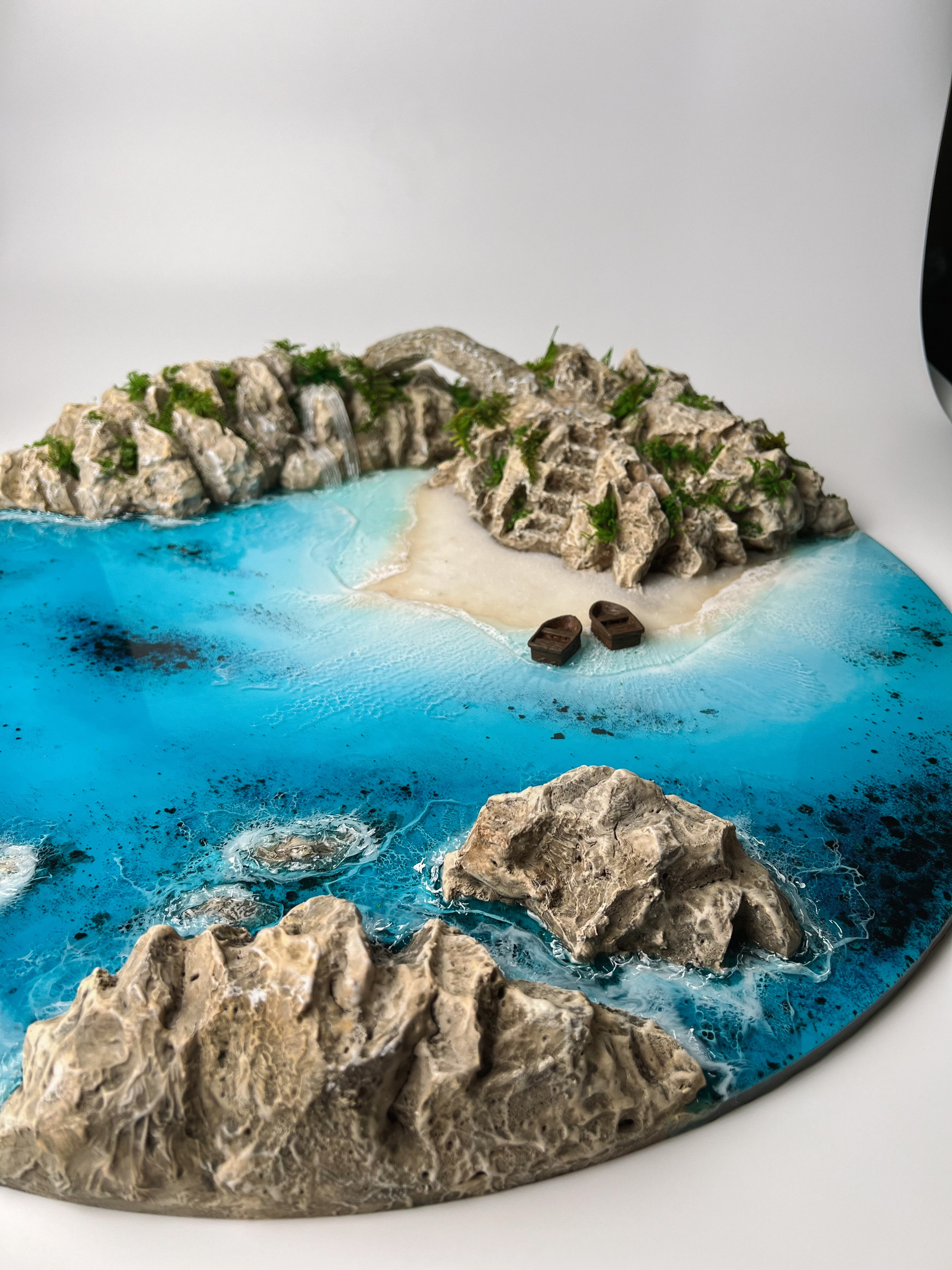 Эпоксидная смола. Seatales — эпоксидная смола и спиртовые чернила