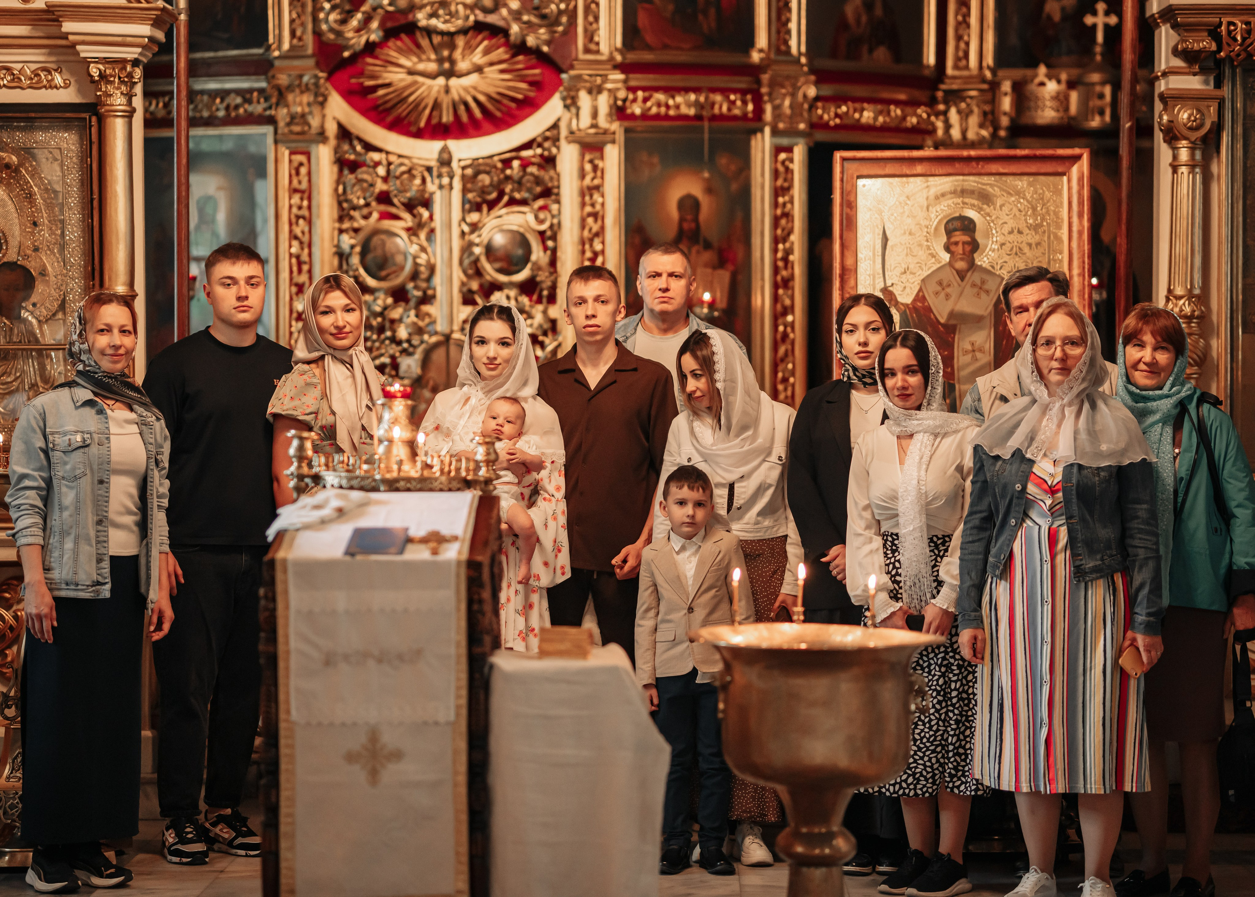 Таинство Крещения. Крамер Юлиана детский и семейный фотограф