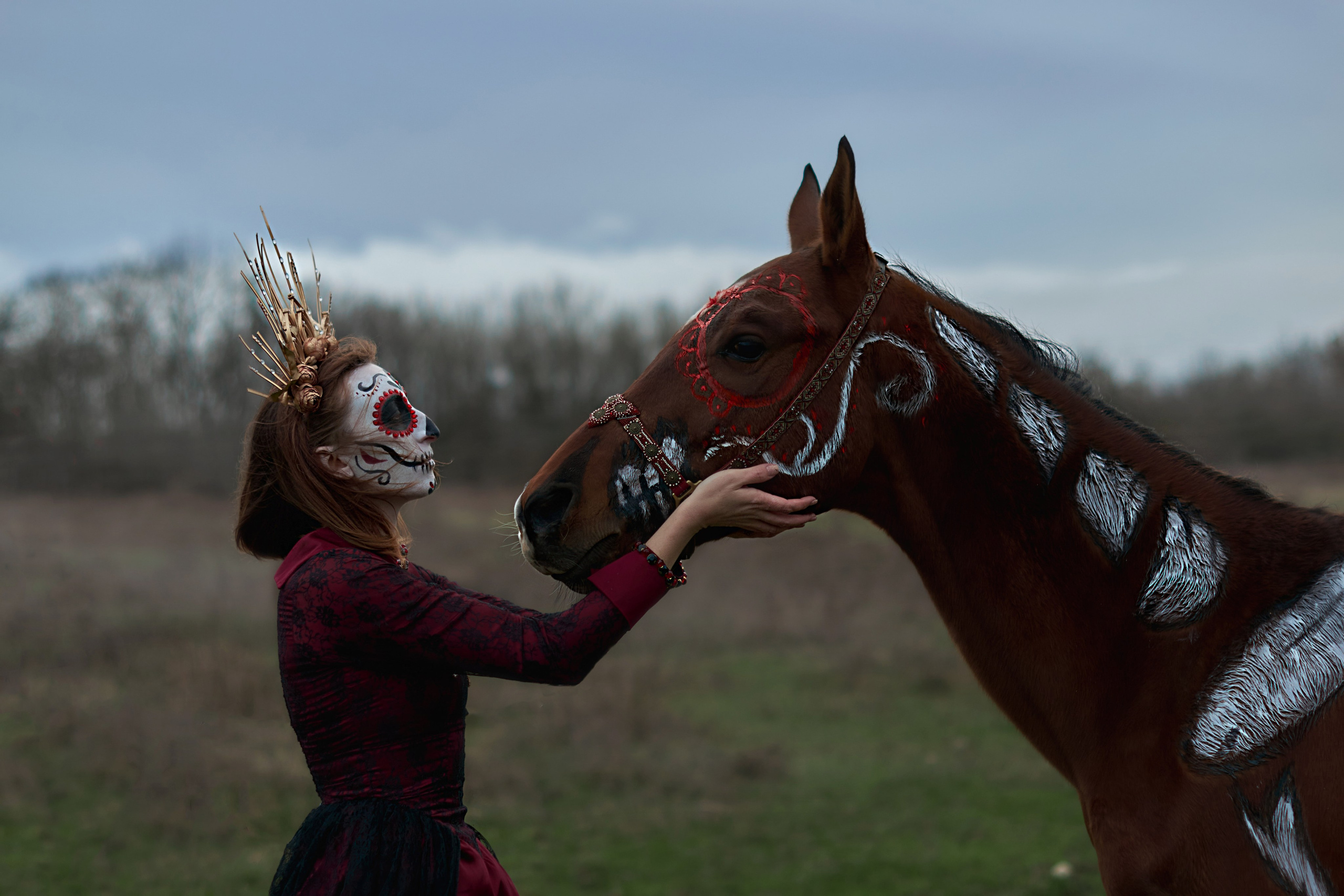 Фотосессия в стиле праздника El Día de Muertos. Фотограф в Севастополе
