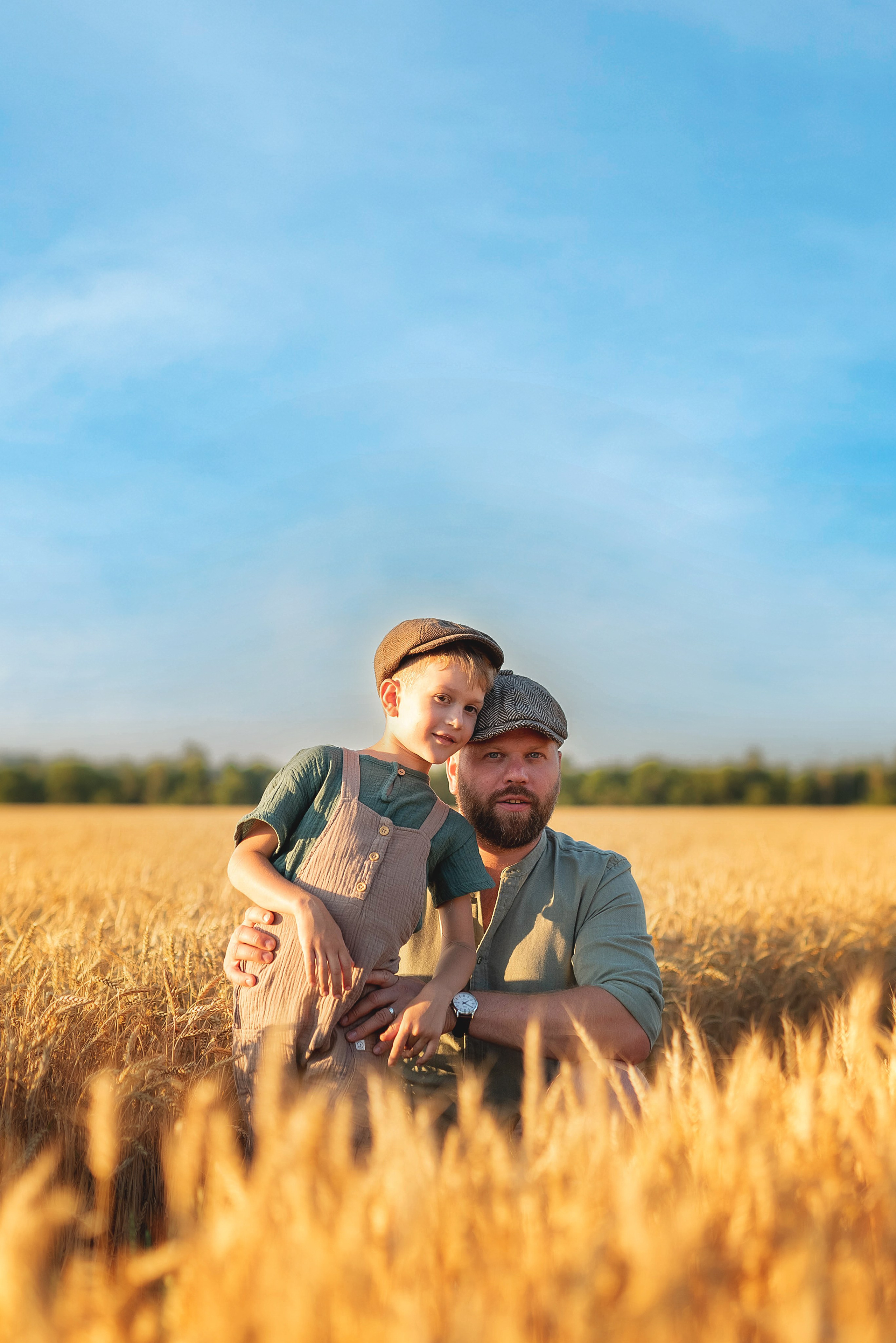 Фотосессия в пшеничном поле. Семейный, детский фотограф в Воронеже Анна Никитина