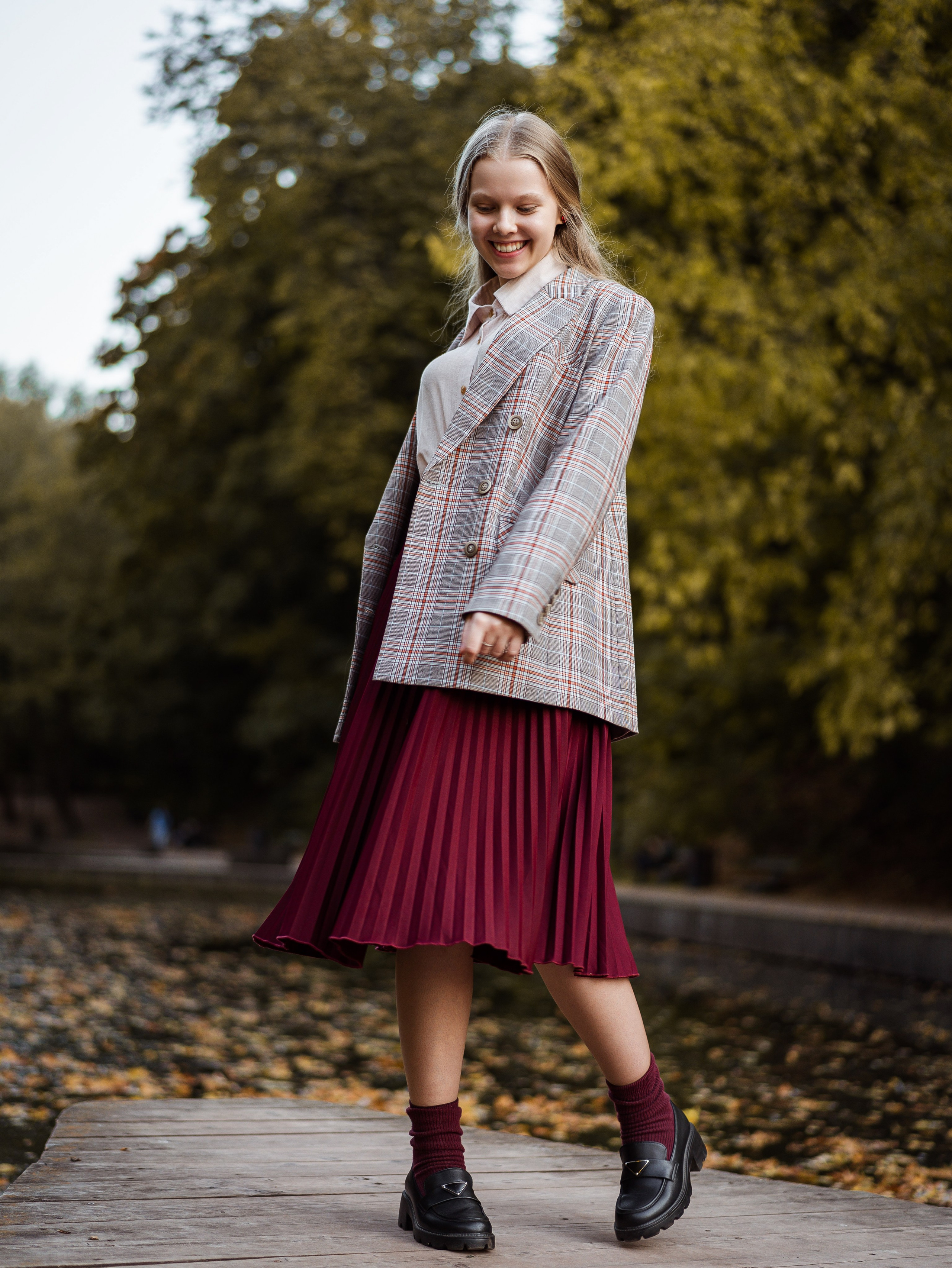 Елена — фотосессия в осеннем стиле. Фотограф Москва