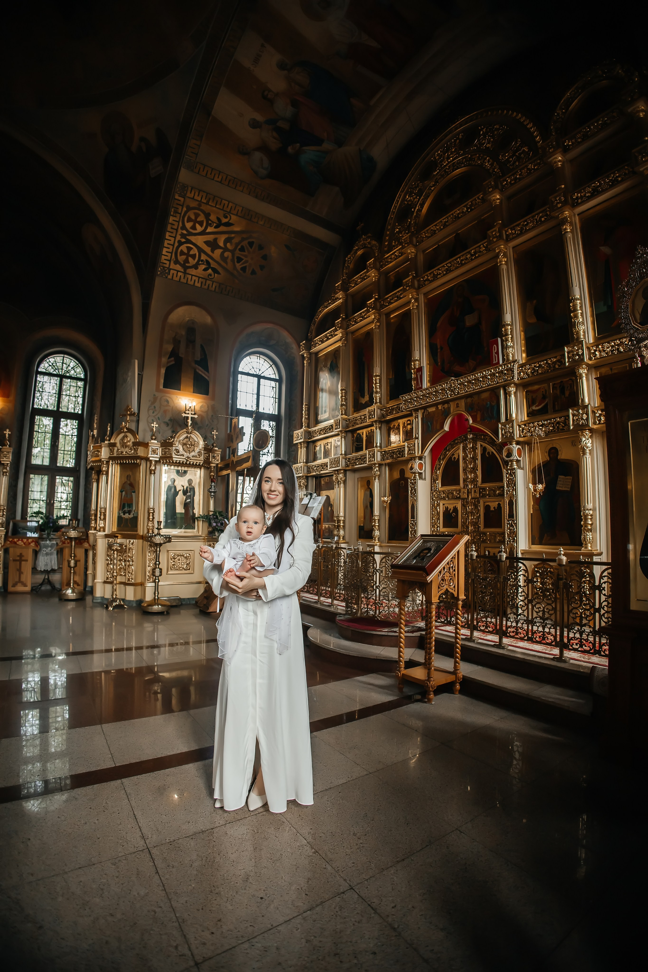 Крещение Артемия в Храме Николая Чудотворца в Ангелово. Фотограф на крещение и венчание Москва  Надежда Баланина