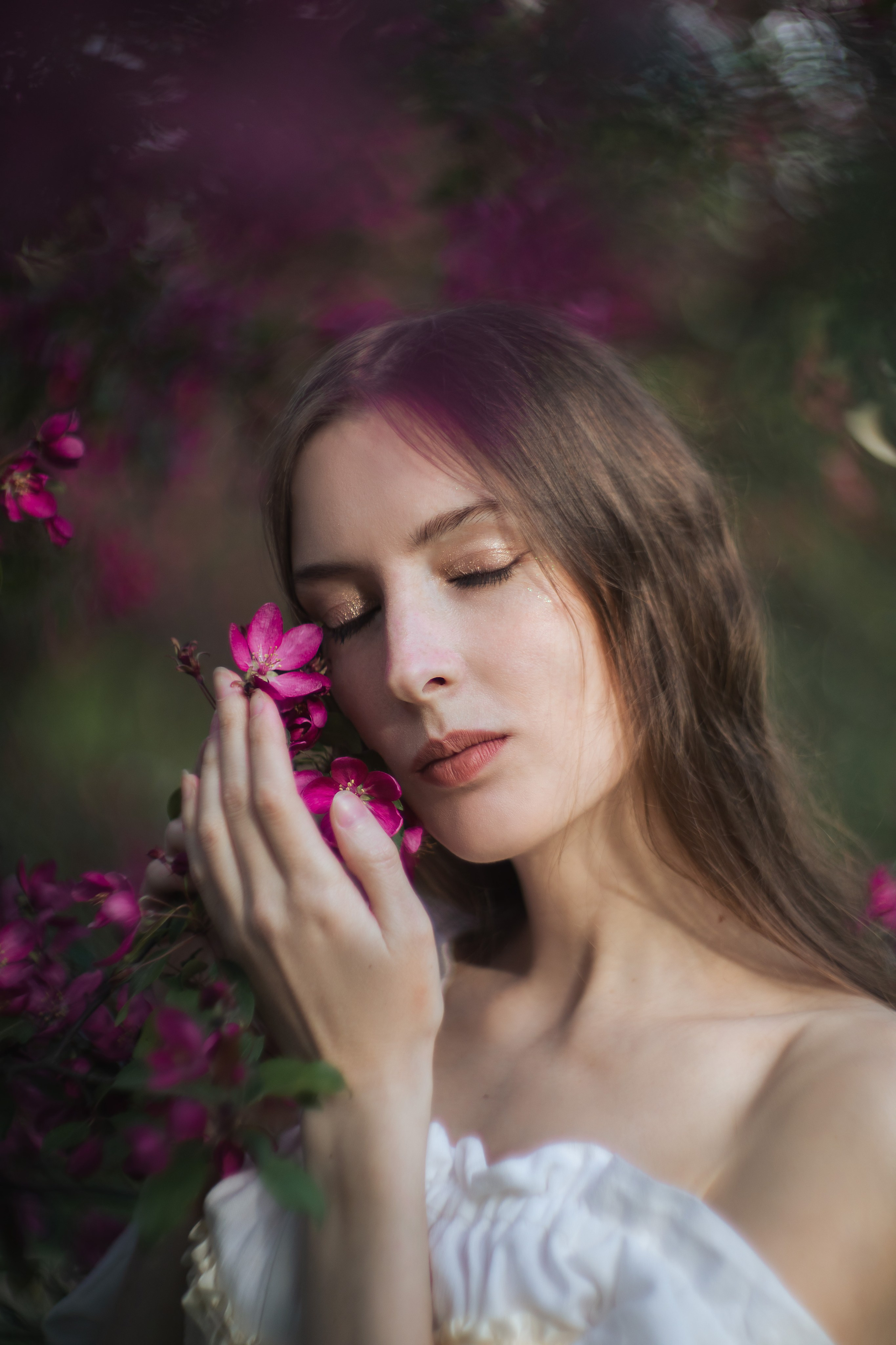 Пикник в розовых яблонях. Юлия Башкатова, сказочный фотограф, Москва