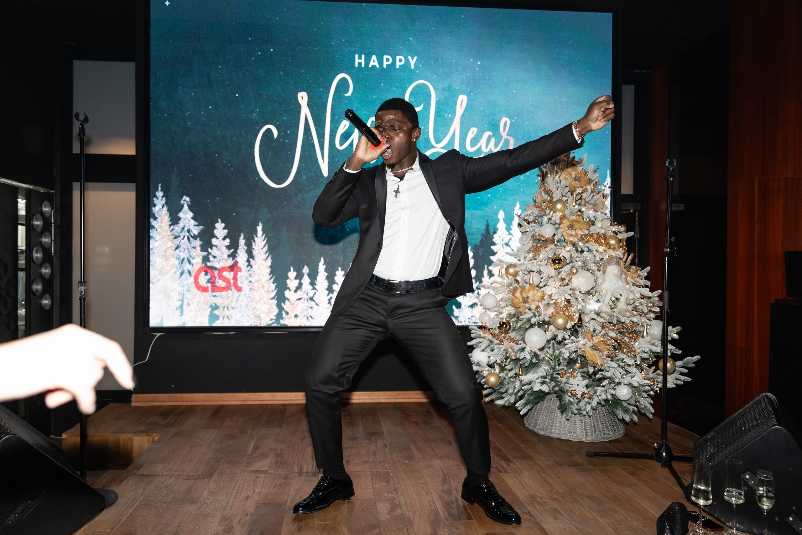 Новогодний корпоратив (Караоке клуб Who is who). Татьяна Чернышова свадебный фотограф Москва